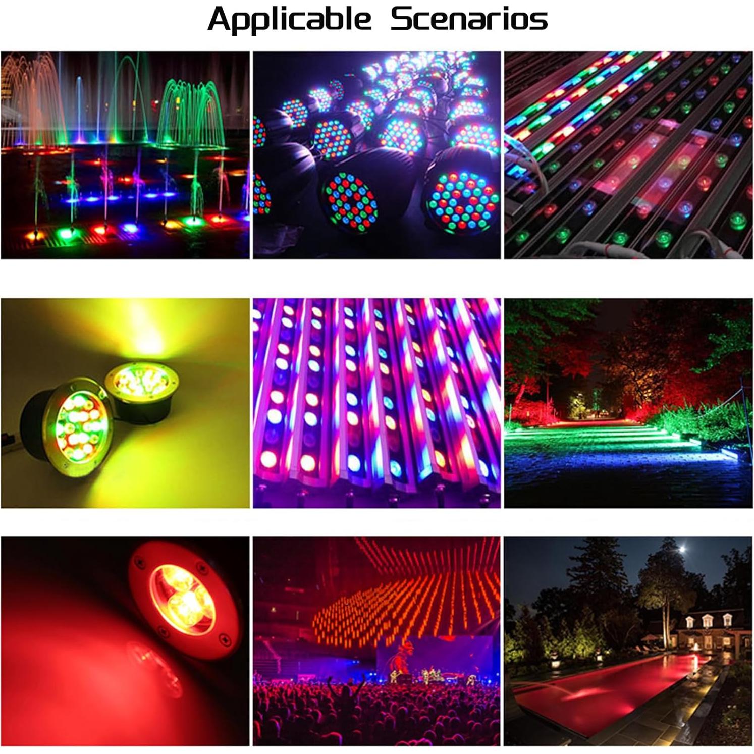 Bombilla LED 365nm 5PCS Alta Potencia LEDGUHON 20mm