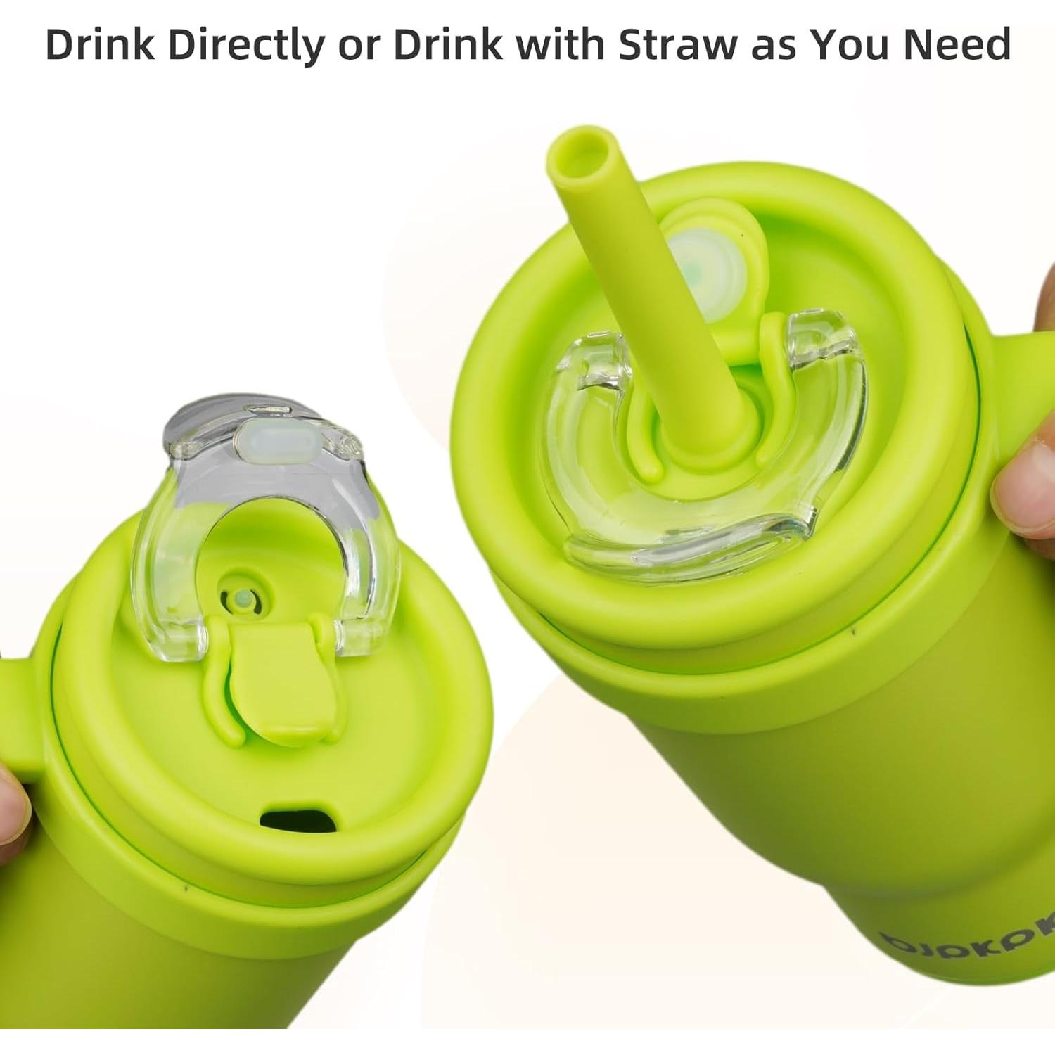 Vaso de Viaje Aislado BJPKPK 414 g Acero Inoxidable Verde