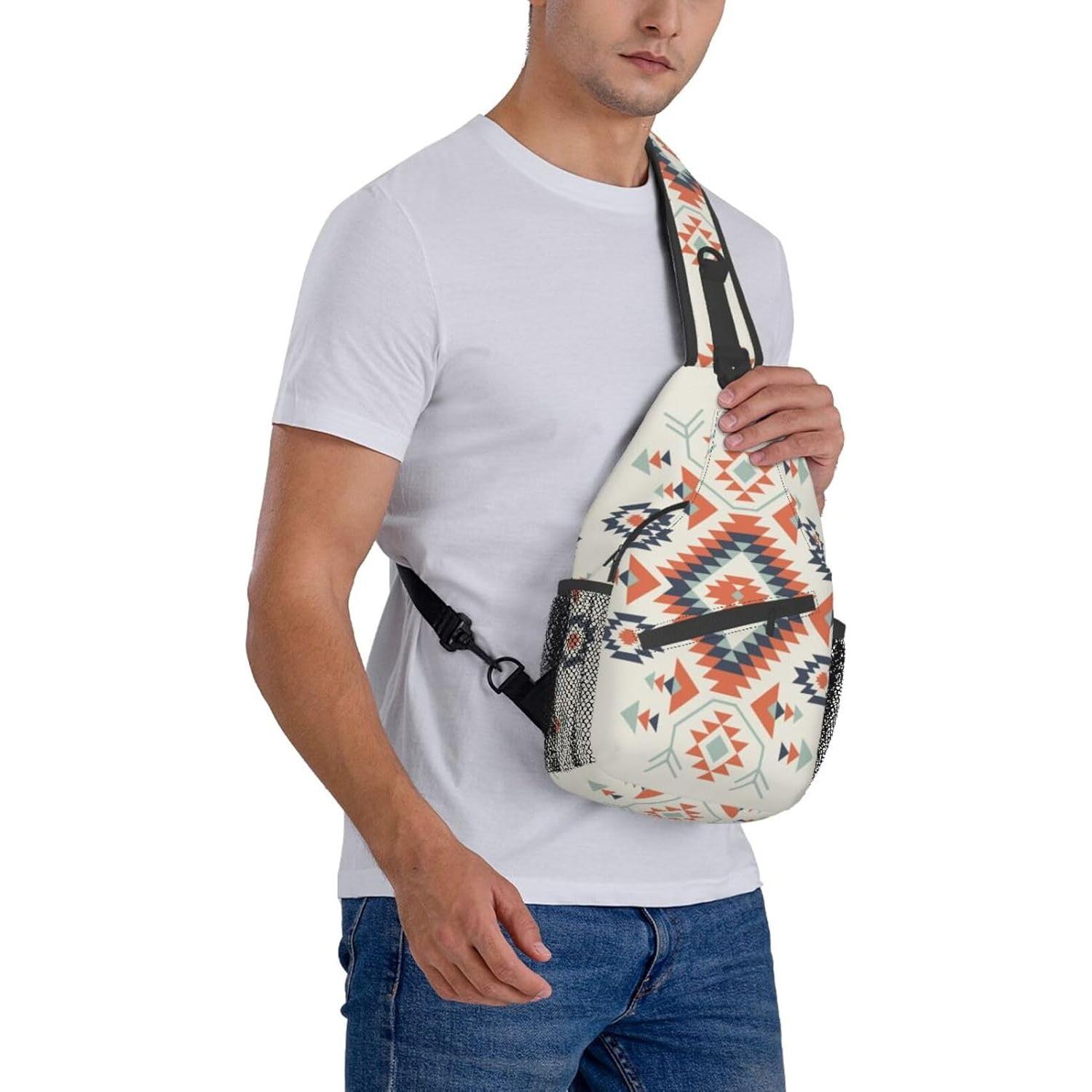 Mochila Cruzada Unisex Betyiwling Vintage Elefante 18.3x8.9x38.9 cm