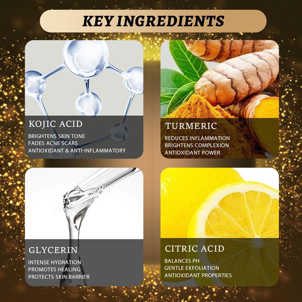 Discos Limpiadores Kóji y Cúrcuma QOOQ - 20 Piezas Exfoliantes