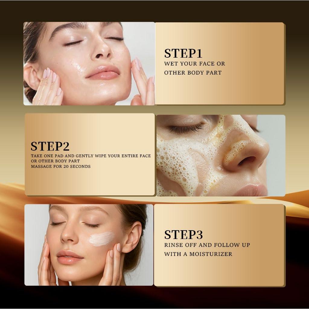 Discos Limpiadores Kóji y Cúrcuma QOOQ - 20 Piezas Exfoliantes