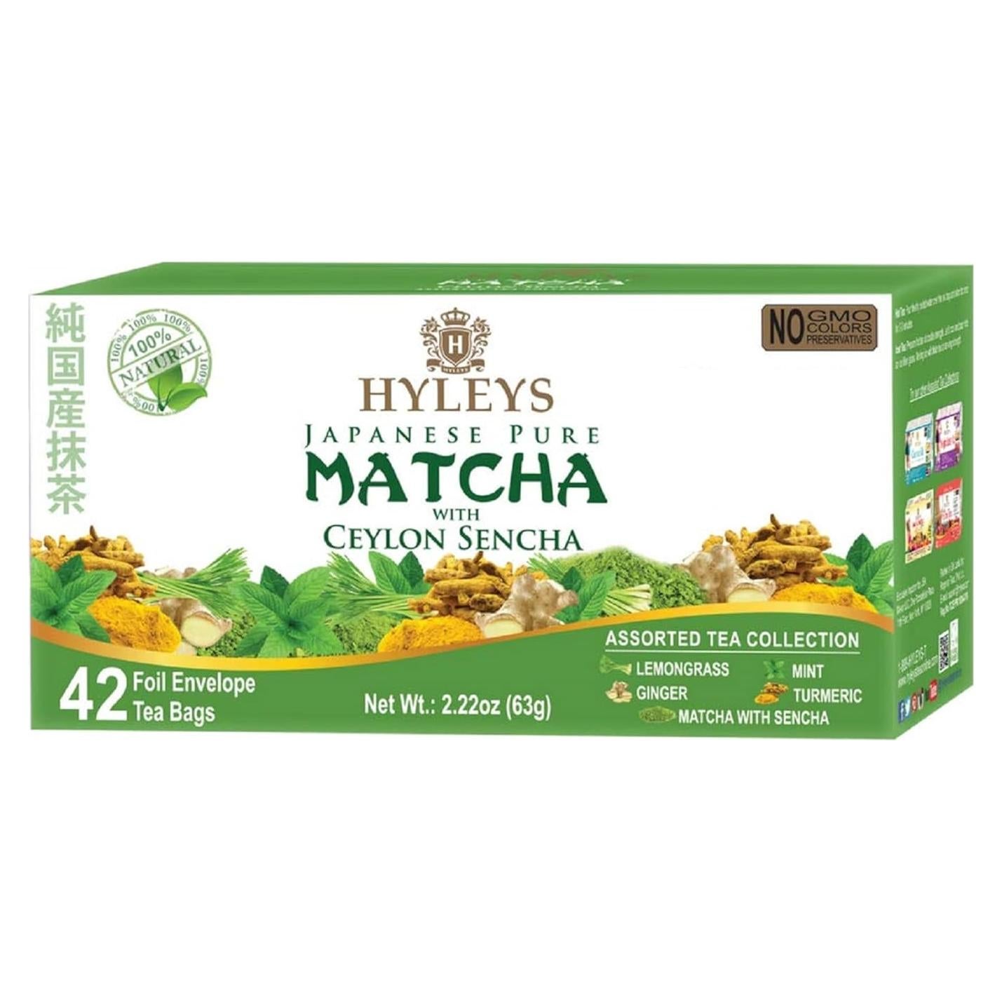 Juego de Bolsitas de Té Matcha Hyleys - 504 Bolsitas Variadas