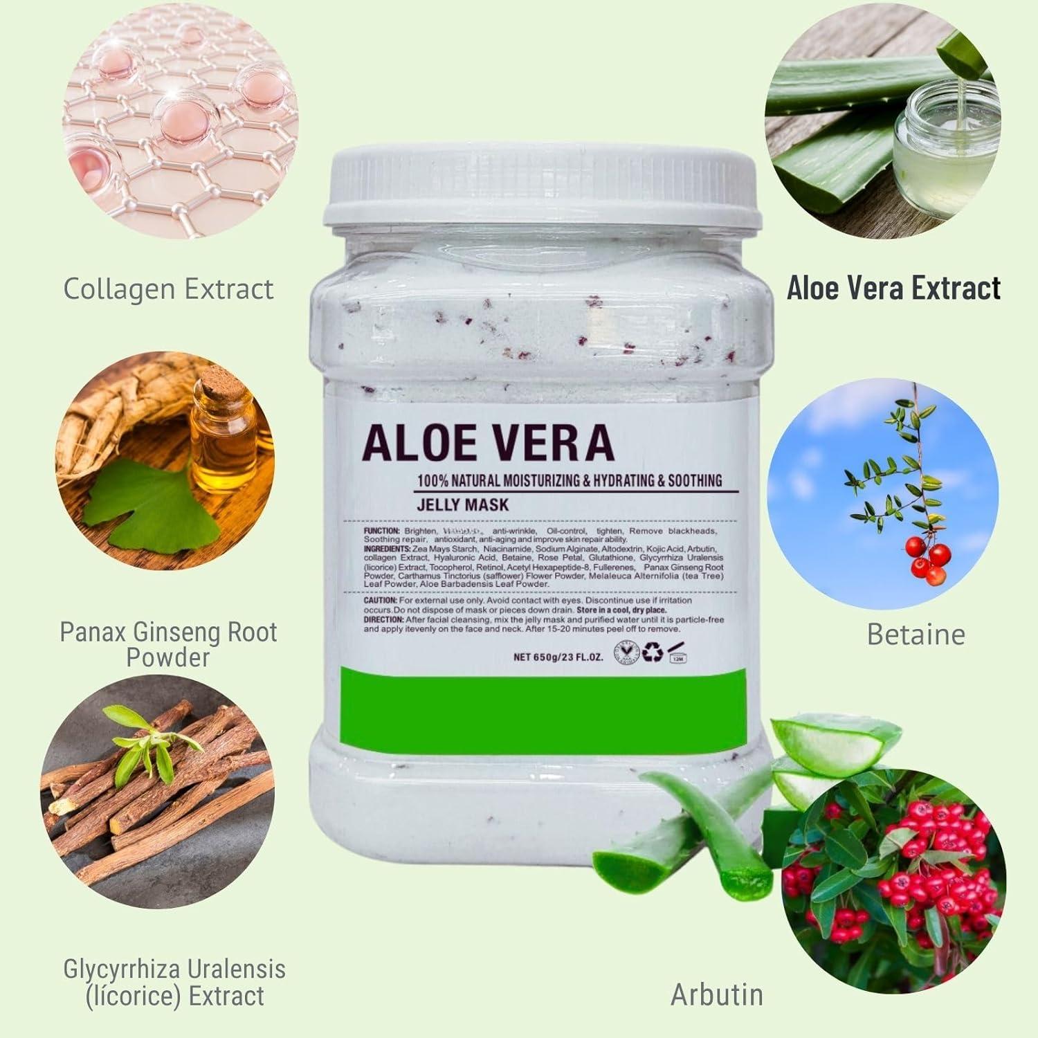 Mascarilla Facial en Polvo Vann Skin Colágeno Aloe Vera 200g