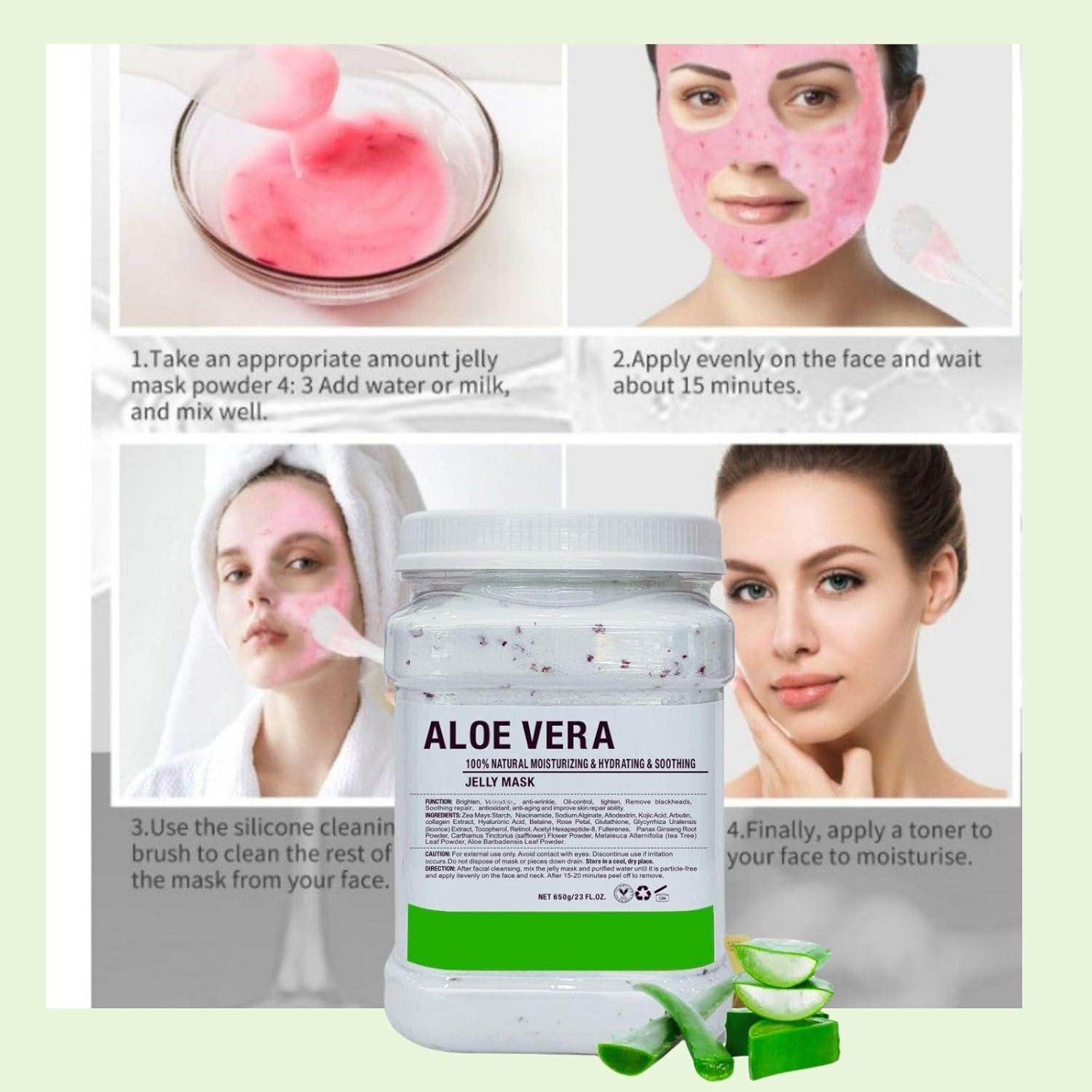 Mascarilla Facial en Polvo Vann Skin Colágeno Aloe Vera 200g