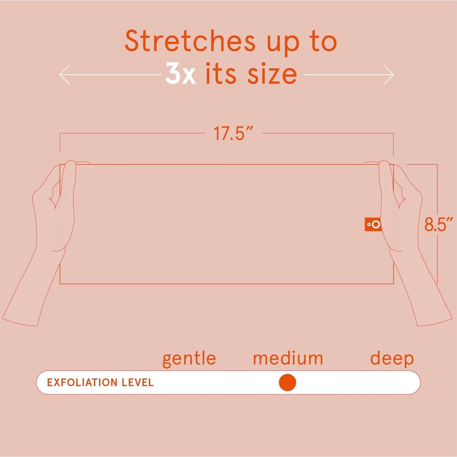 Paño Exfoliante Cleanlogic para Baño y Ducha - Paquete de 3