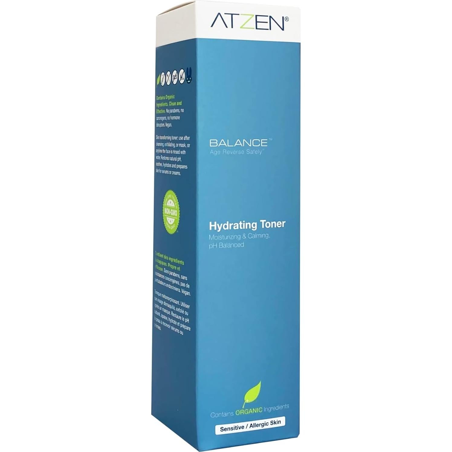 Tónico Facial Hidratante ATZEN Balance 79.83 ml - Calmante y pH