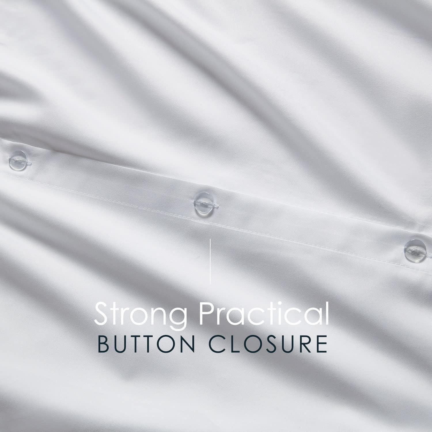 Conjunto de Funda de Edredón Twin Hearth & Harbor Blanco 2 Piezas