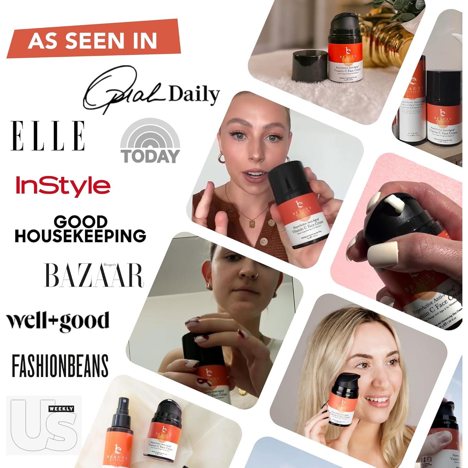 Crema Facial Iluminadora de Vitamina C Beauty by Earth 99g