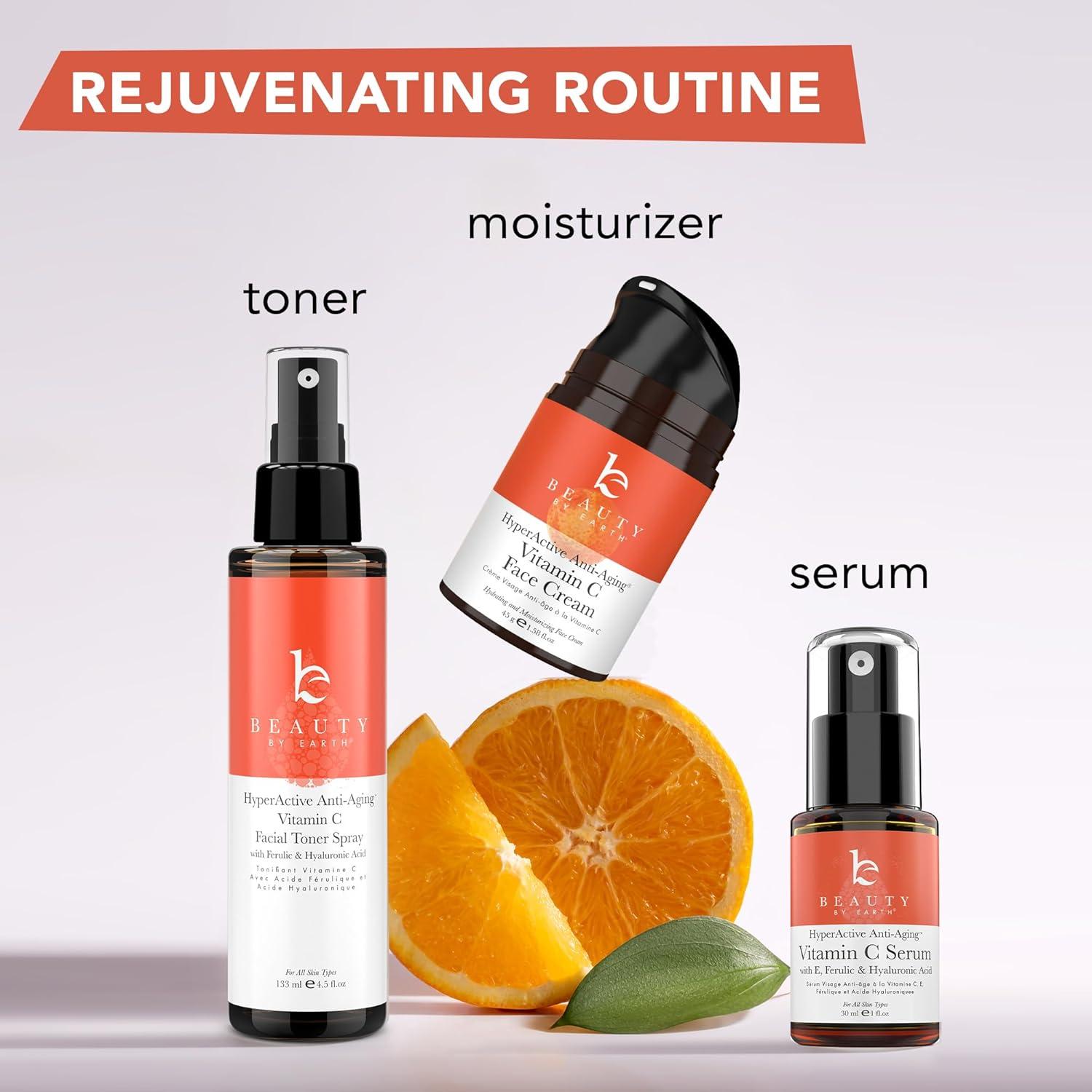 Crema Facial Iluminadora de Vitamina C Beauty by Earth 99g