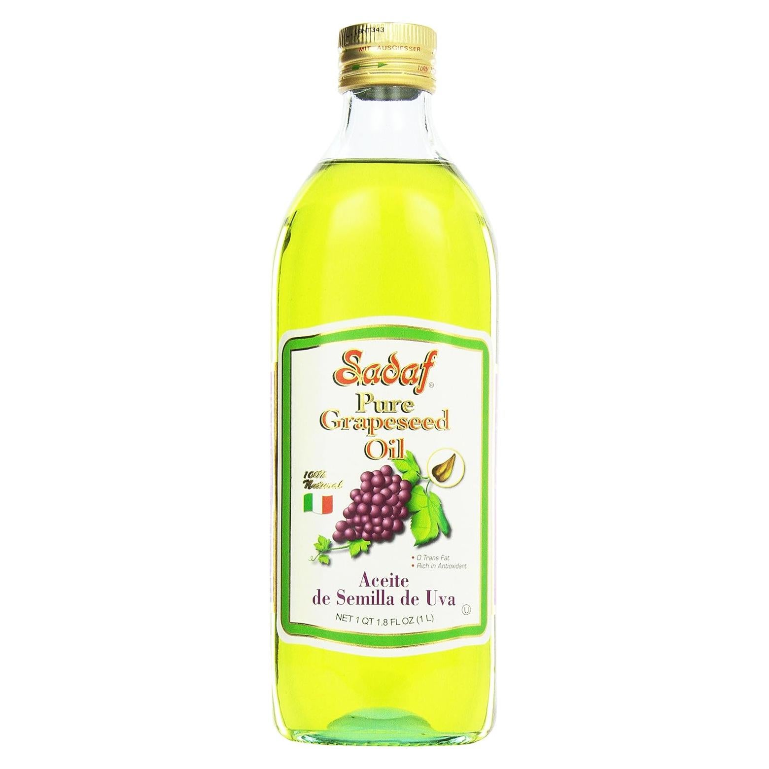 Aceite de Semilla de Uva Sadaf 1L - Saludable y Versátil
