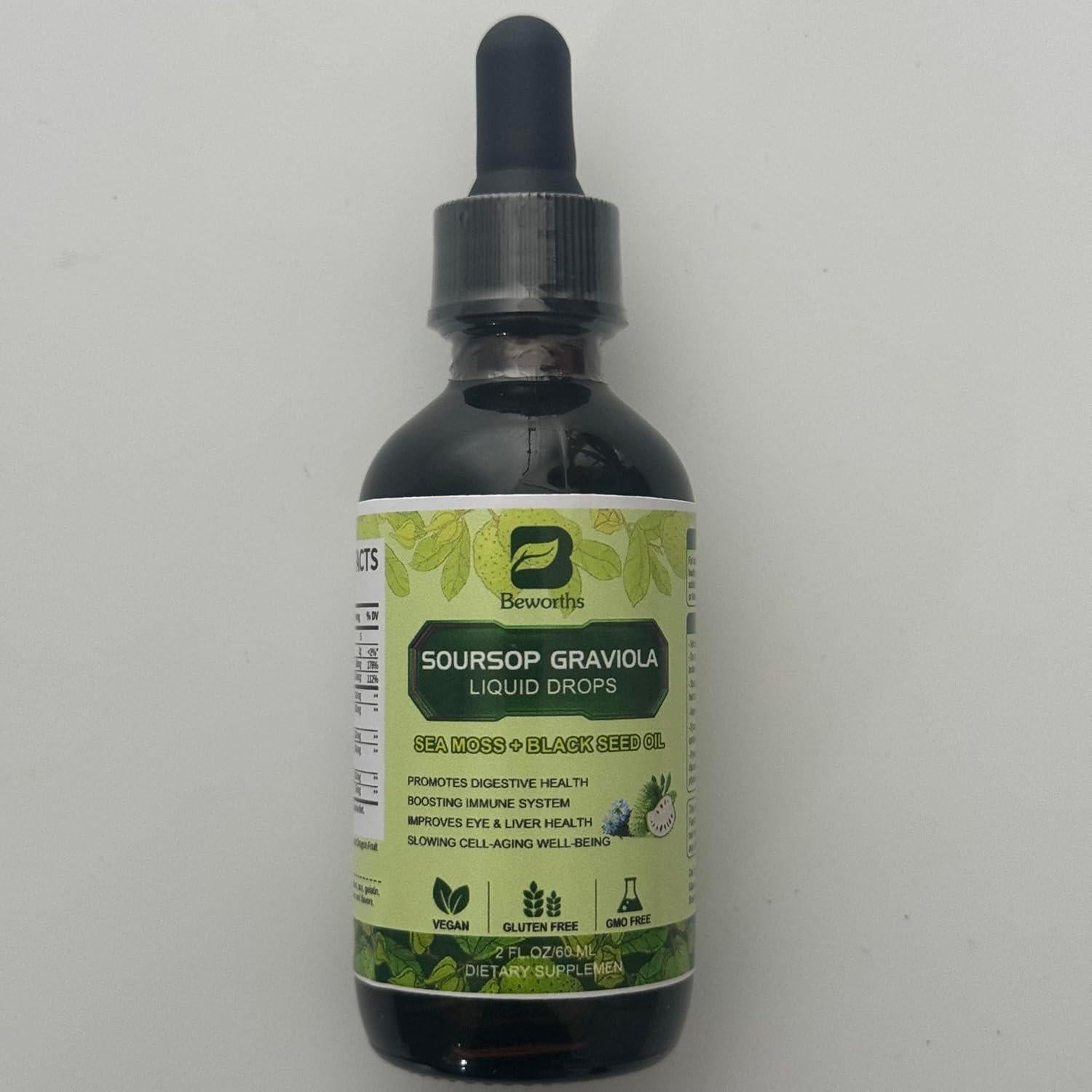 Gotas Amargas de Soursop Beworth - Extracto de Graviola 140g