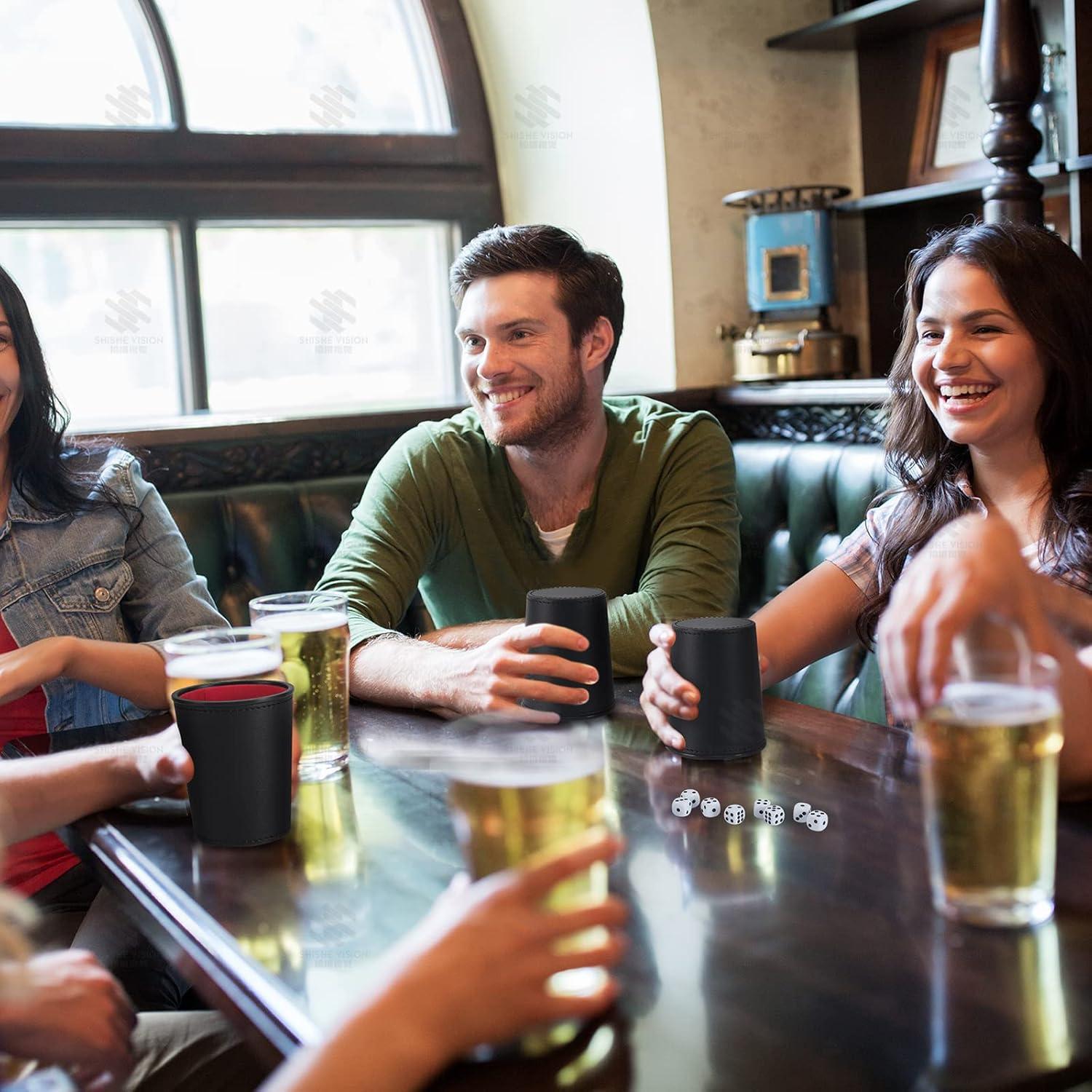 Juego de Dados de Fiesta ImnBest con 5 Copas y 25 Dados