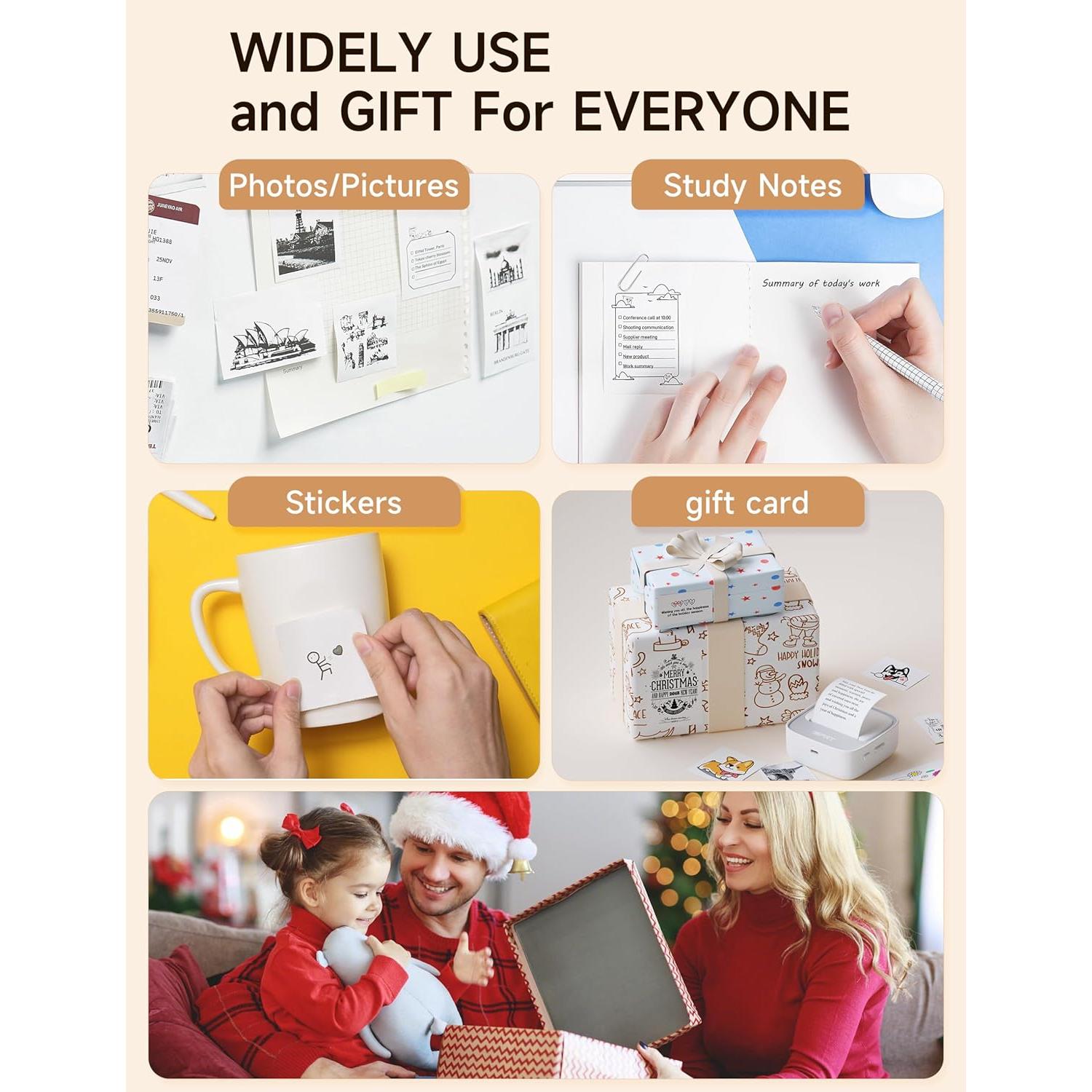 Impresora de Etiquetas Portátil Xiamen S1 Gris, 5,08 cm