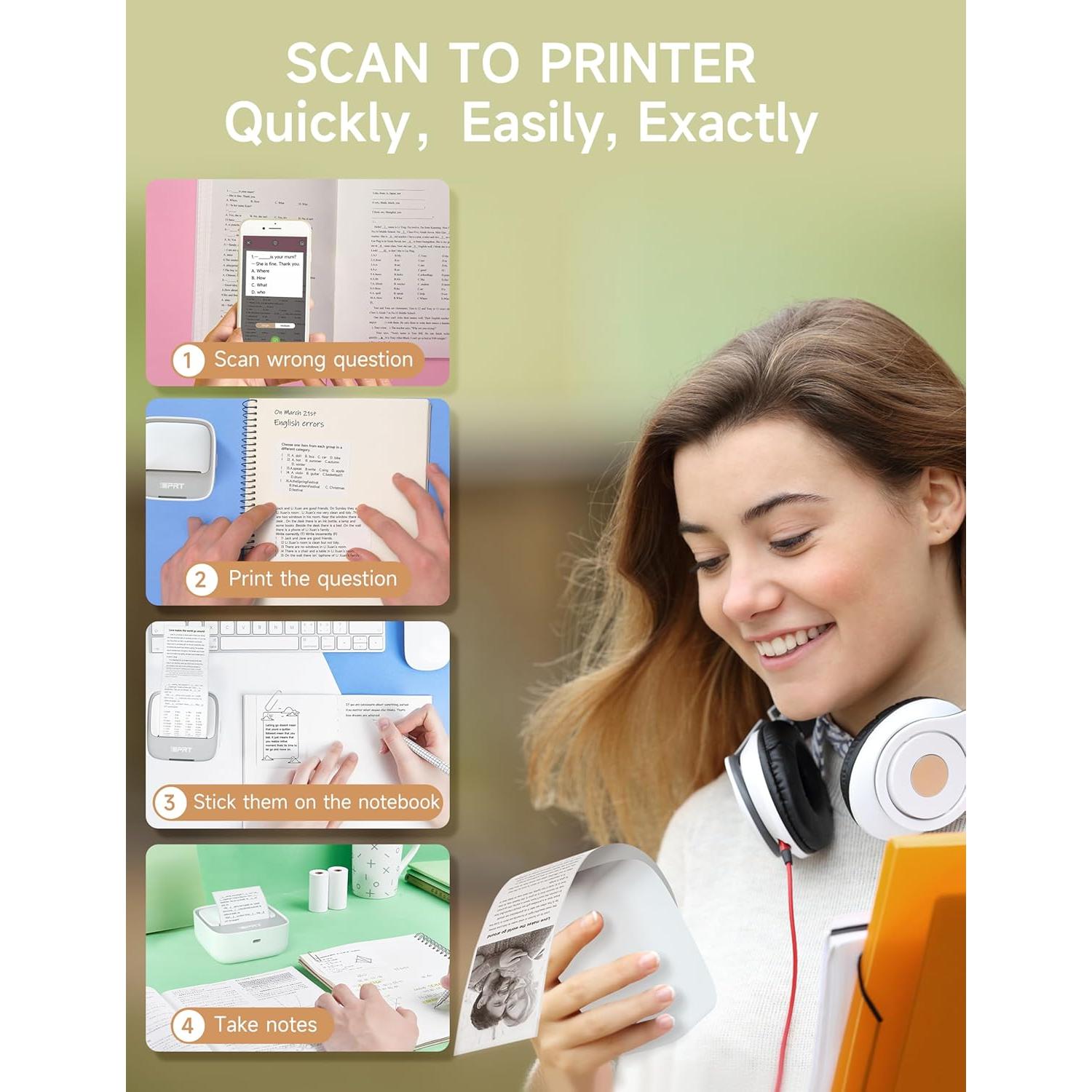 Impresora de Etiquetas Portátil Xiamen S1 Gris, 5,08 cm