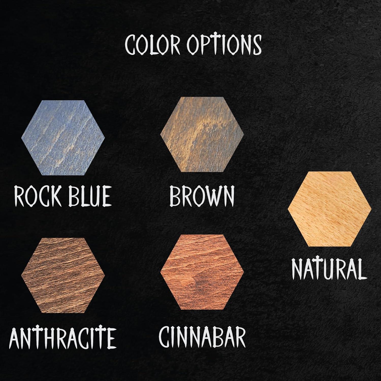 Caja de Dados de Madera WEASELCRAFTCO Pequeña Antracita