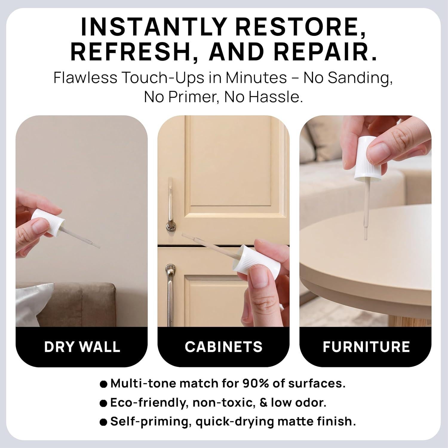 Pintura de Retoque Spot. Beige Mate - Kit 3 Unidades 29.57 ml