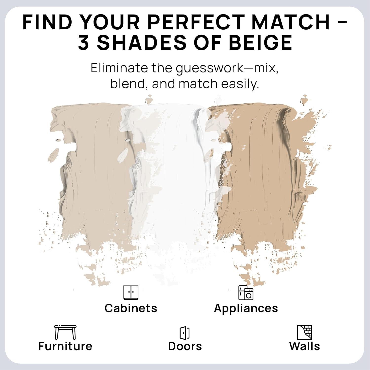 Pintura de Retoque Spot. Beige Mate - Kit 3 Unidades 29.57 ml