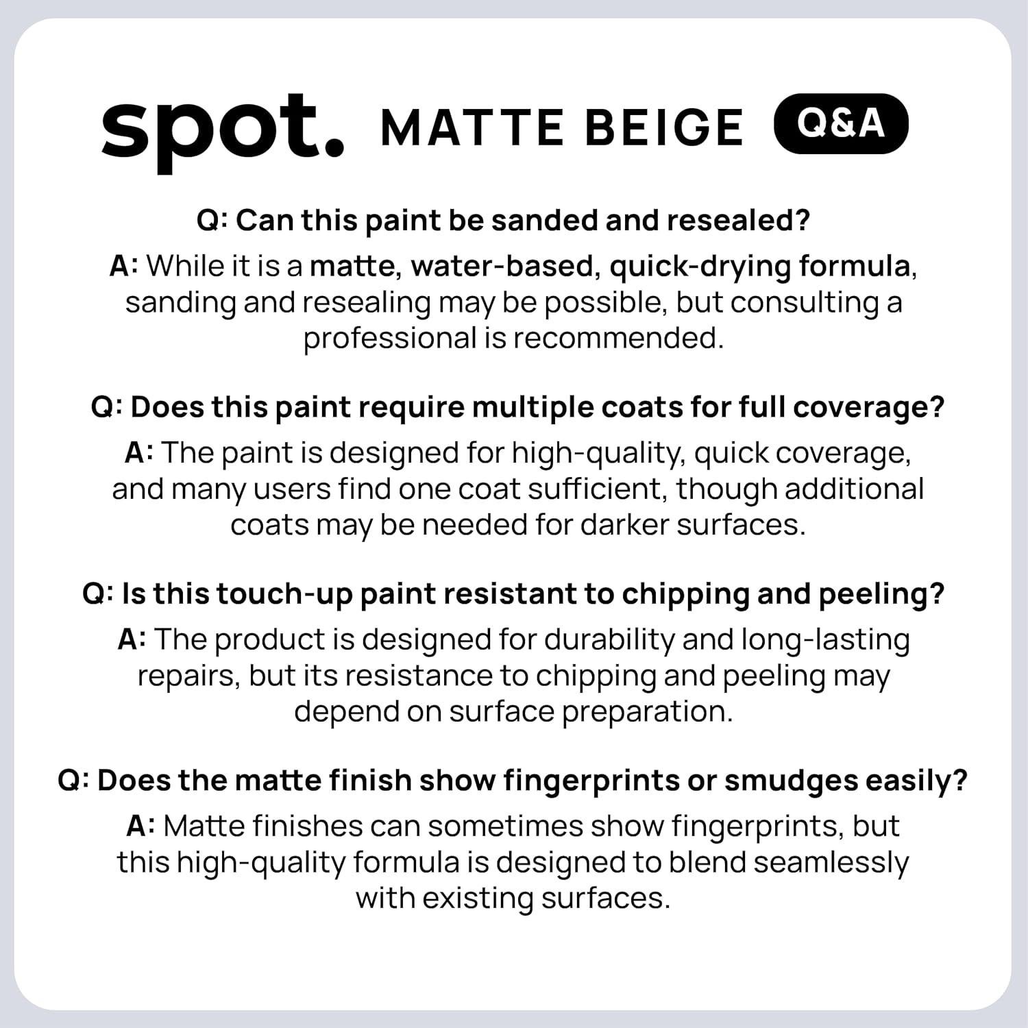 Pintura de Retoque Spot. Beige Mate - Kit 3 Unidades 29.57 ml
