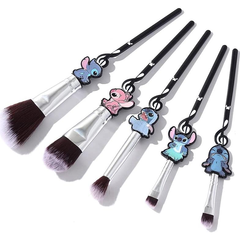 Conjunto de Pinceles de Maquillaje Anime YUBUYU 5 Pcs Sintéticos