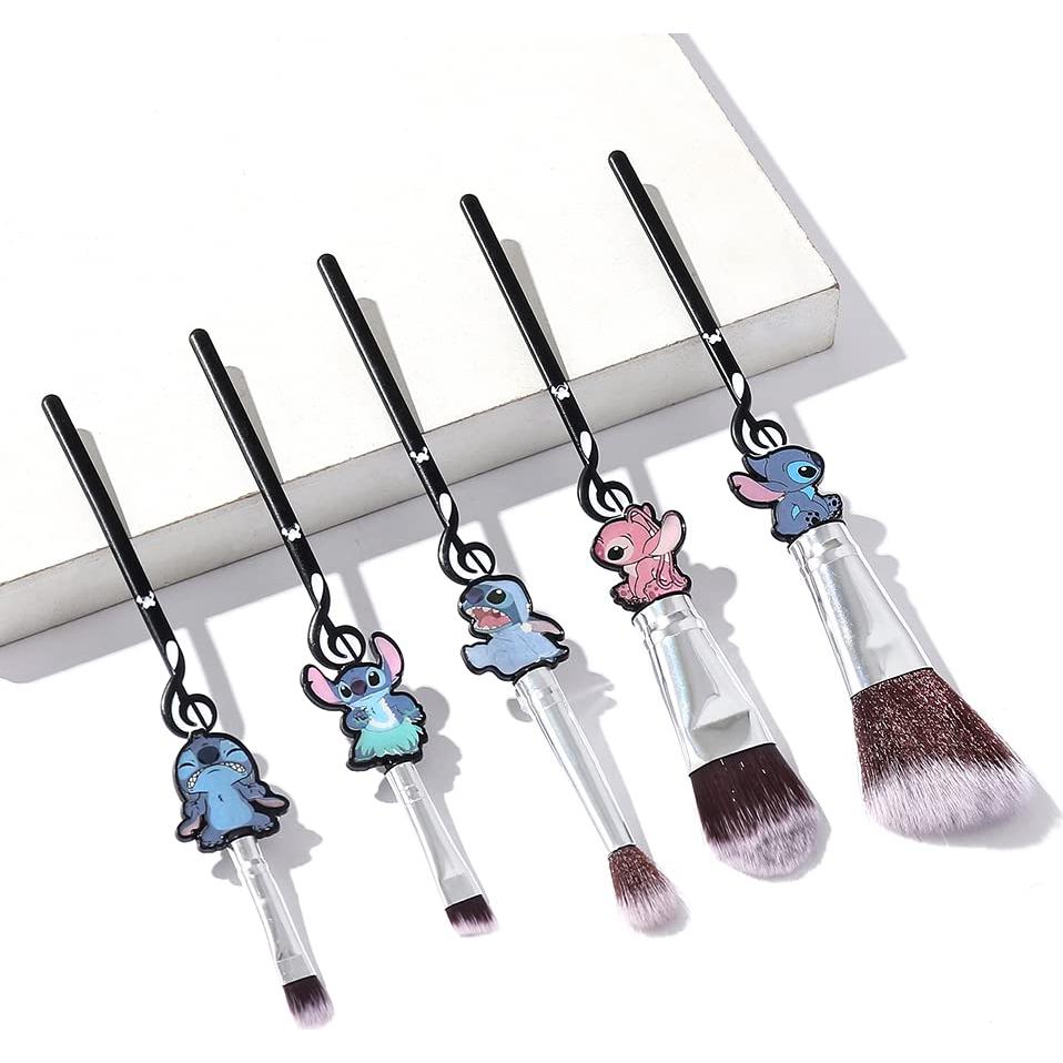 Conjunto de Pinceles de Maquillaje Anime YUBUYU 5 Pcs Sintéticos