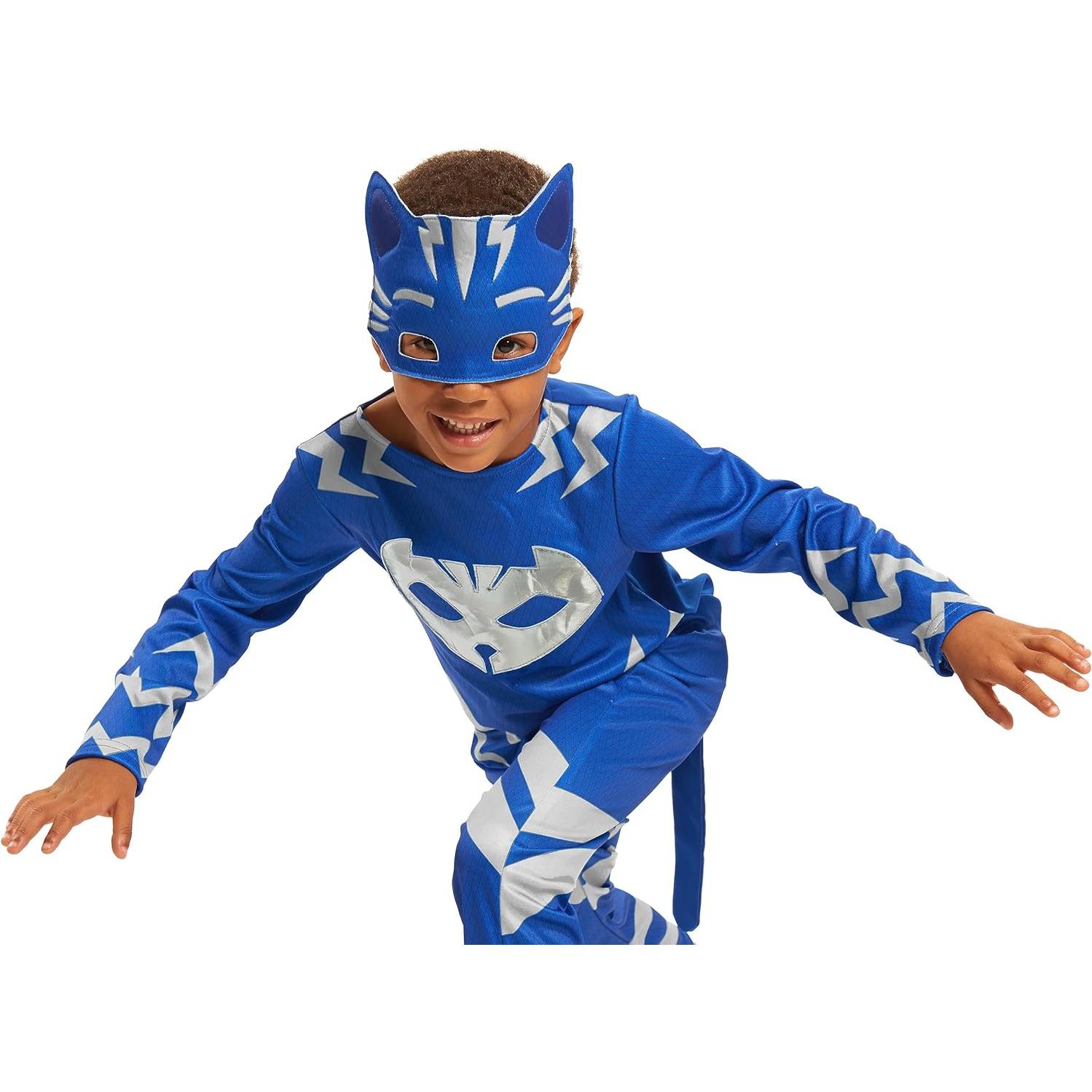 Disfraz Catboy PJ Masks Turbo Blast 4-6X con máscara