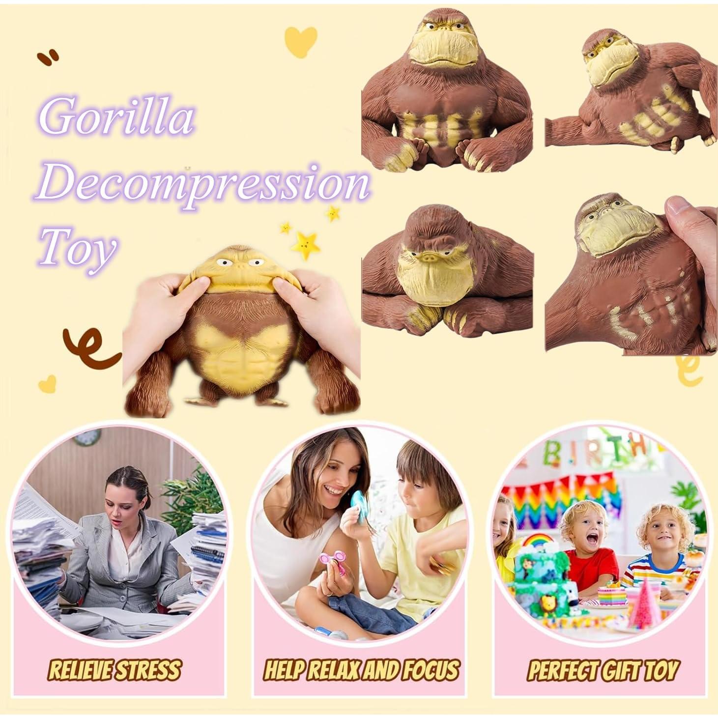 Gorila de Goma Relleno de Arena Elástico YJHWLF 1.32kg