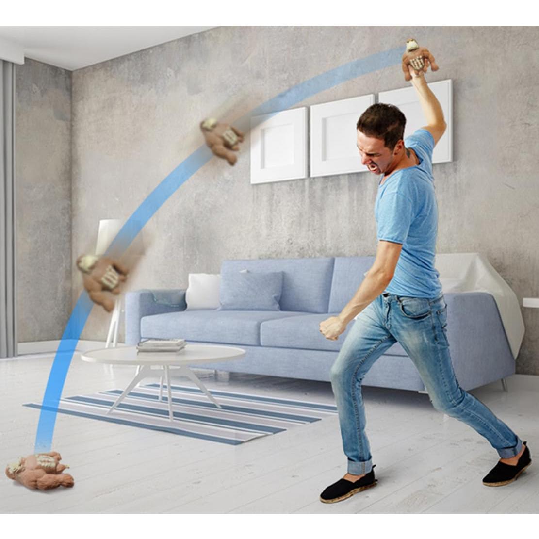 Gorila de Goma Relleno de Arena Elástico YJHWLF 1.32kg