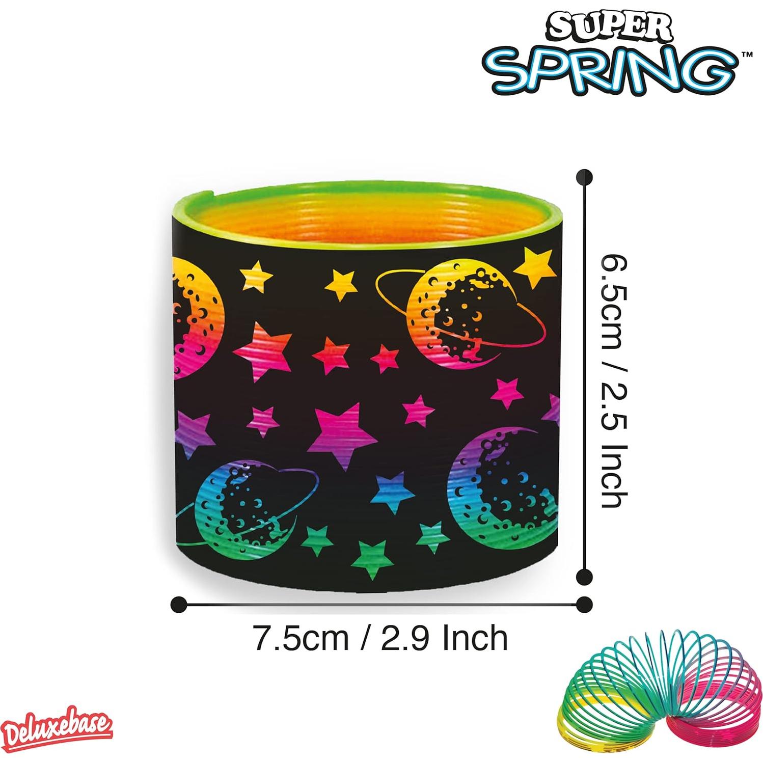 Resorte Colorido Deluxebase Astro 6.35 cm Juguete Infantil