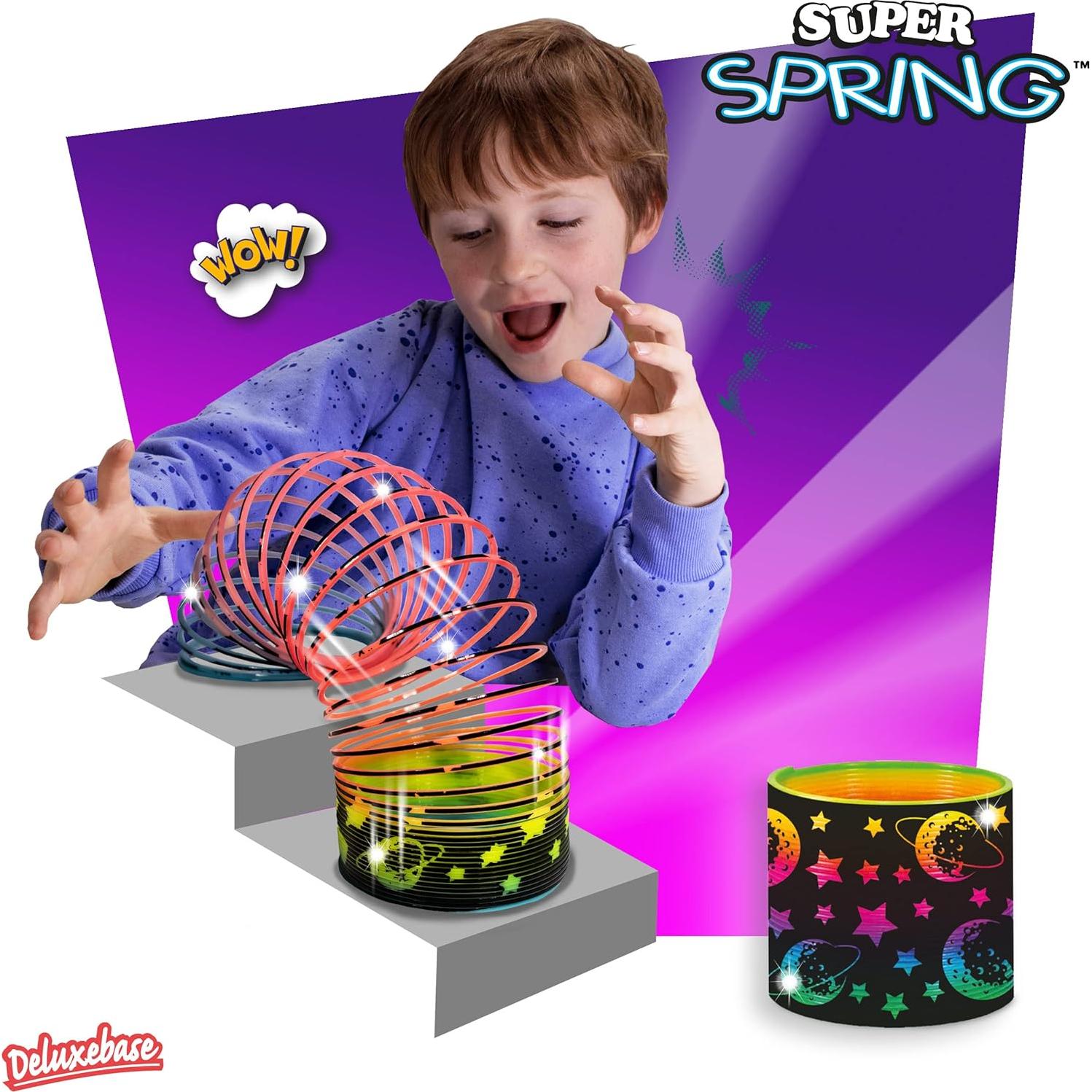 Resorte Colorido Deluxebase Astro 6.35 cm Juguete Infantil