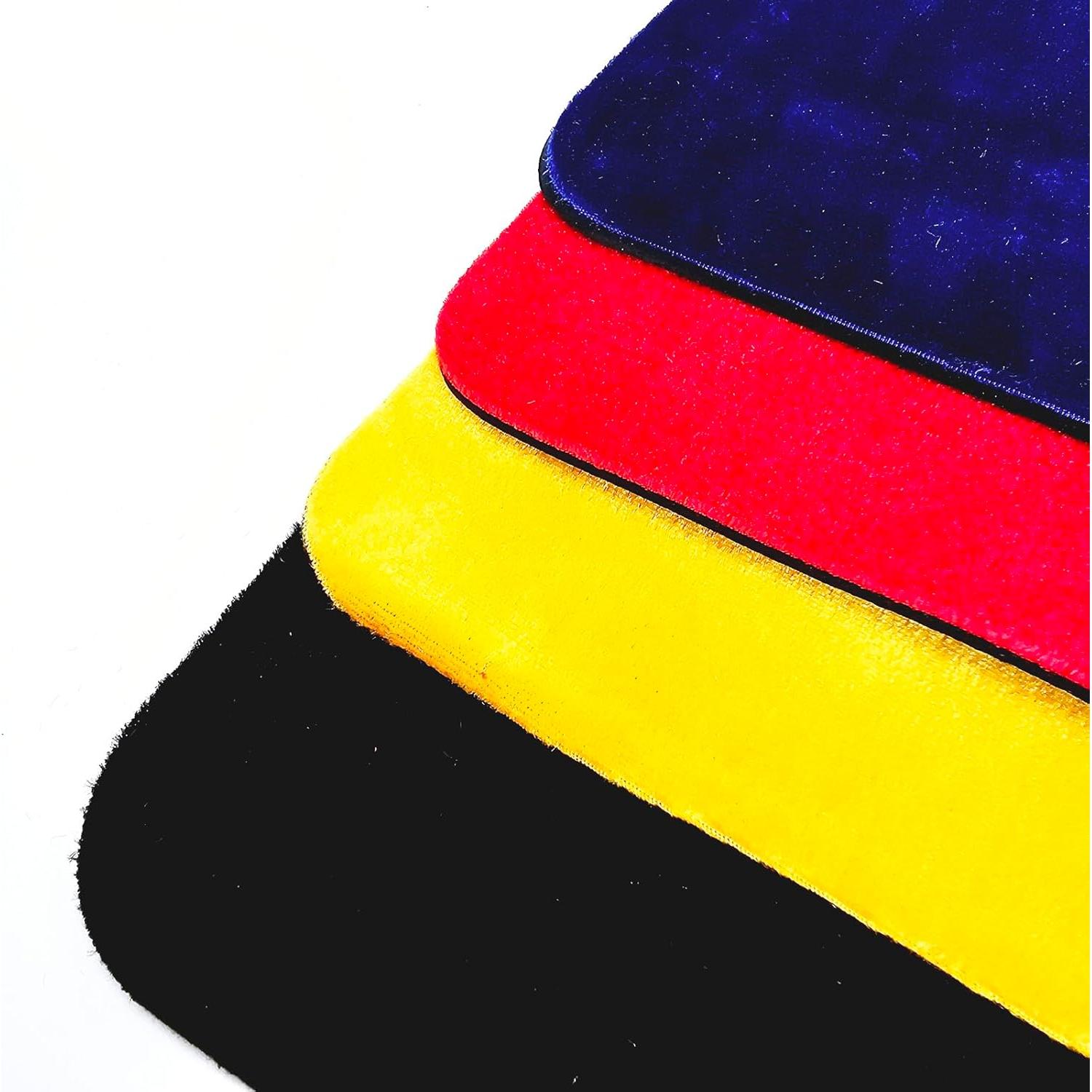 Alfombrilla Mágica Sumrica de Terciopelo Negra 42x32 cm