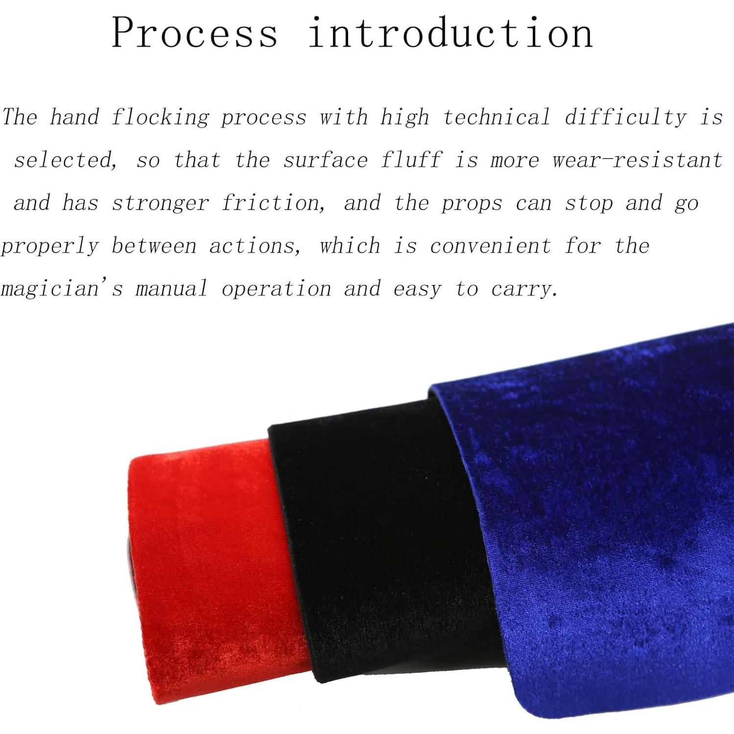 Alfombrilla Mágica Sumrica de Terciopelo Negra 42x32 cm