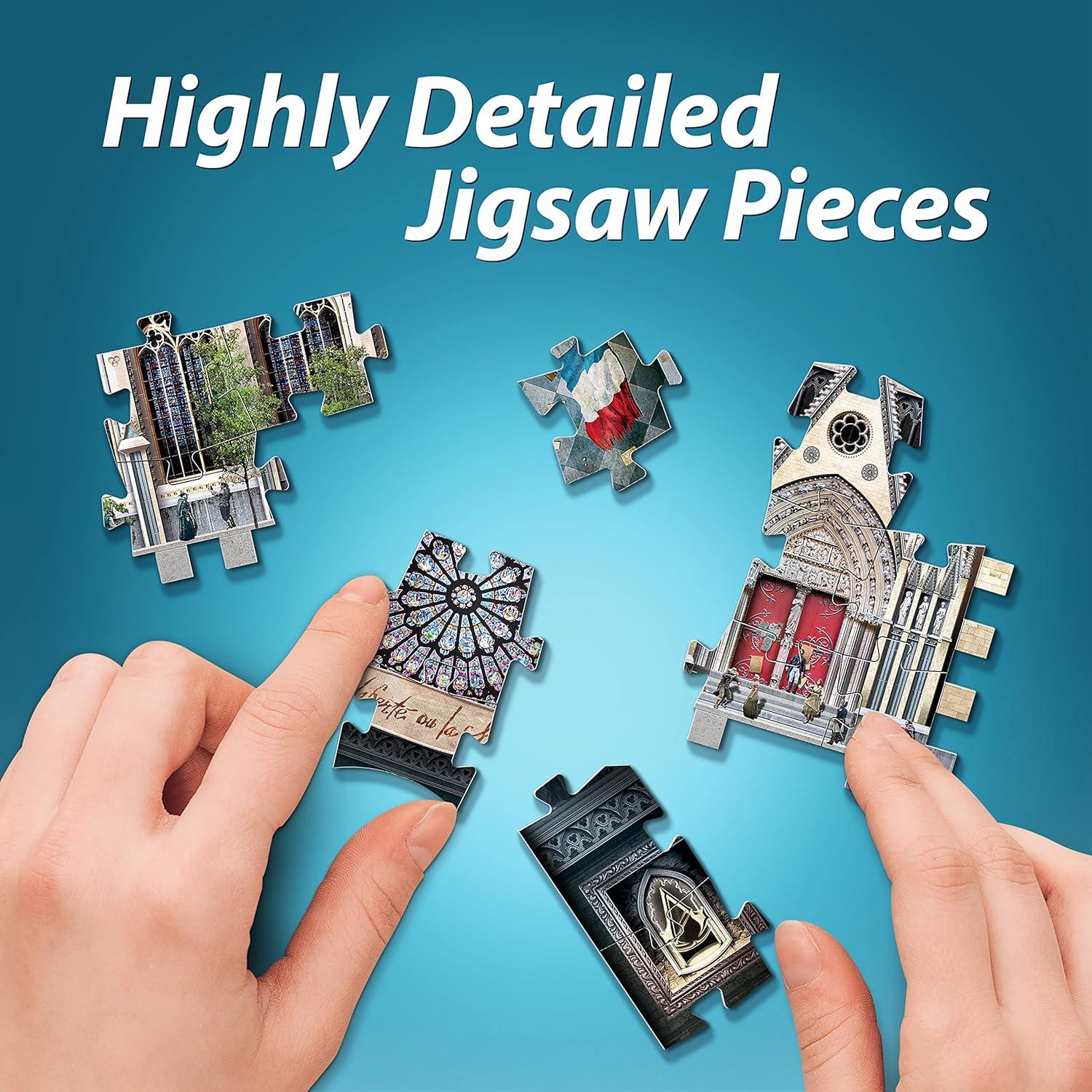 Rompecabezas 3D Wrebbit3D Assassin's Creed Notre-Dame 860 Piezas