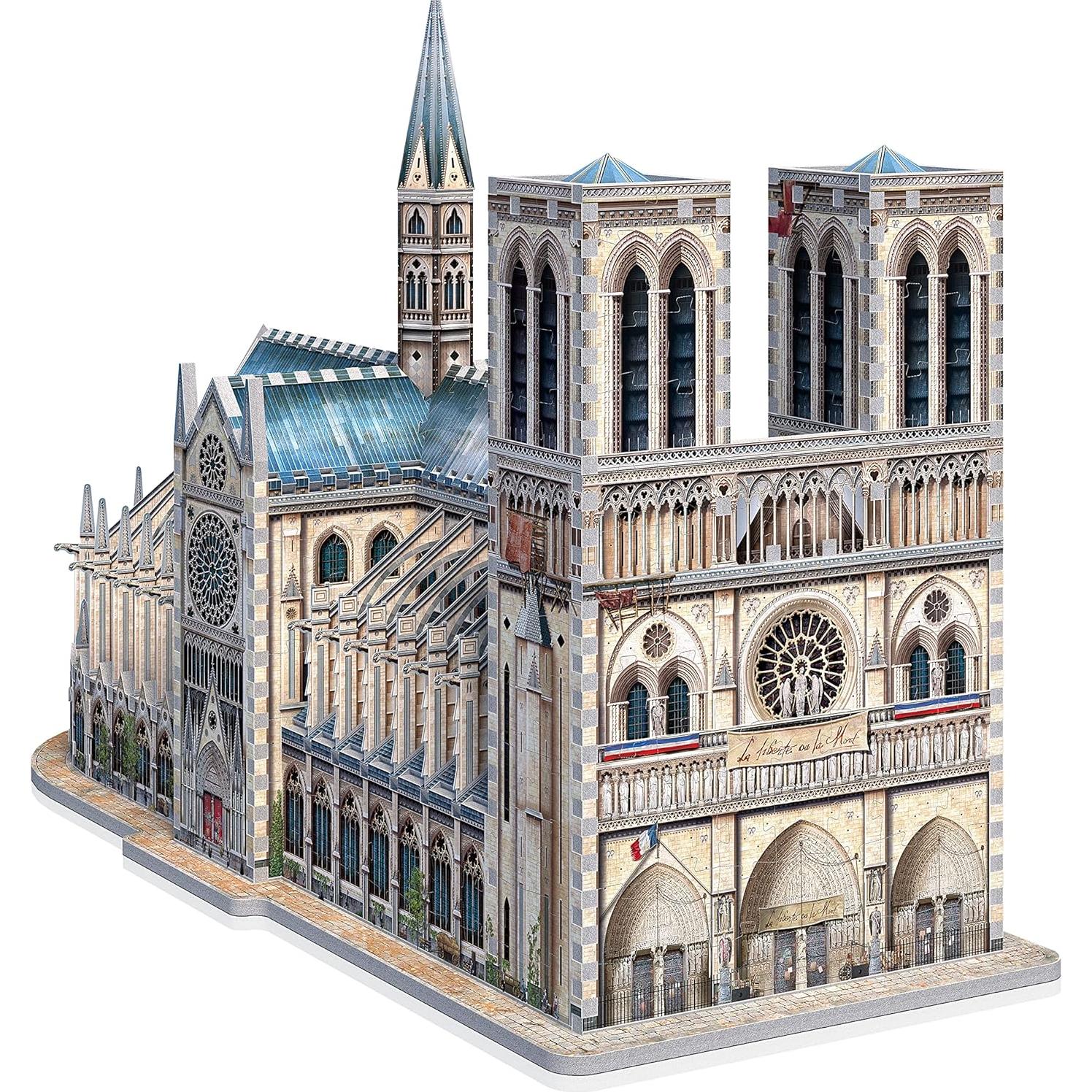 Rompecabezas 3D Wrebbit3D Assassin's Creed Notre-Dame 860 Piezas