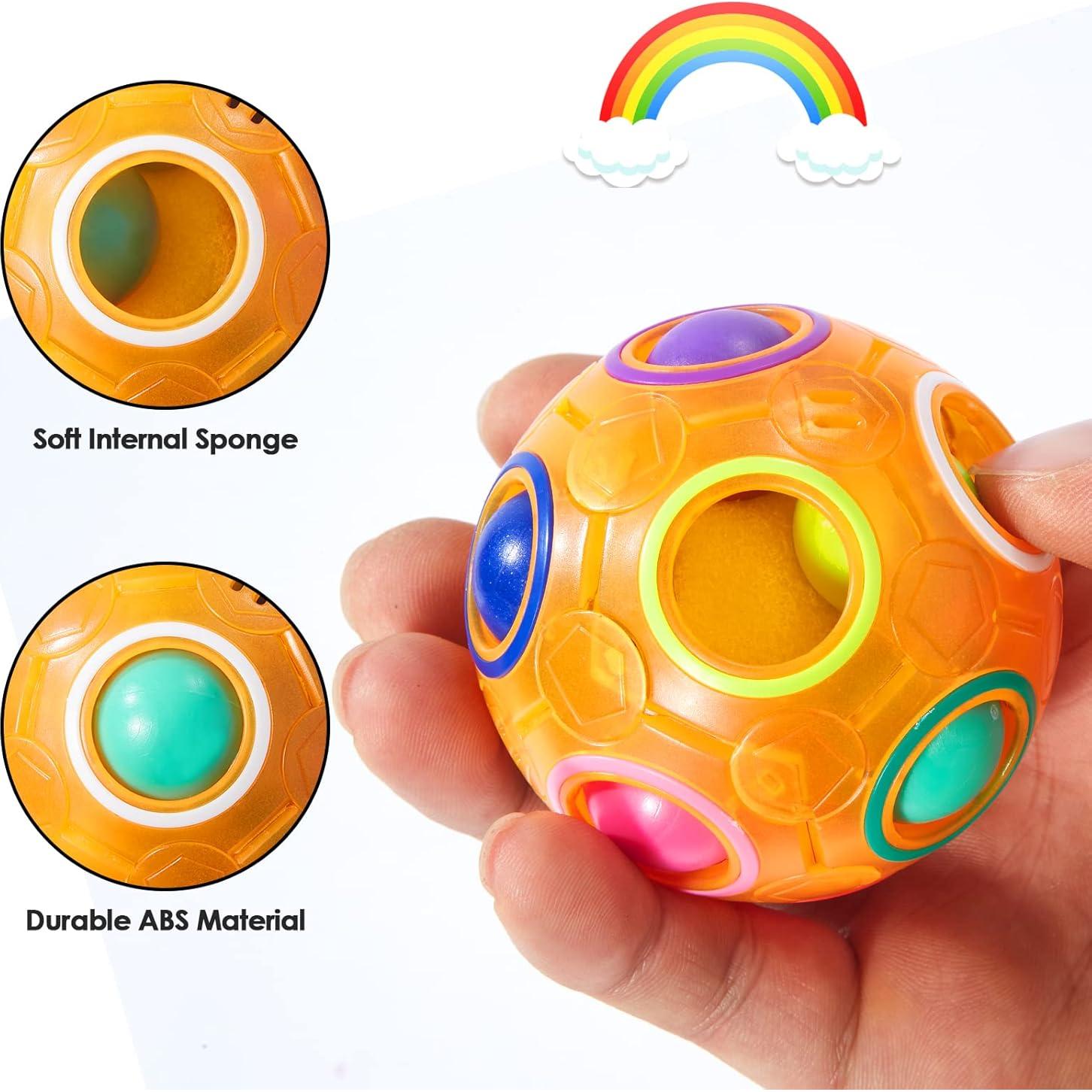 Bola de Rompecabezas Mágica Antiestrés Vdealen 7 cm - Paquete de 5