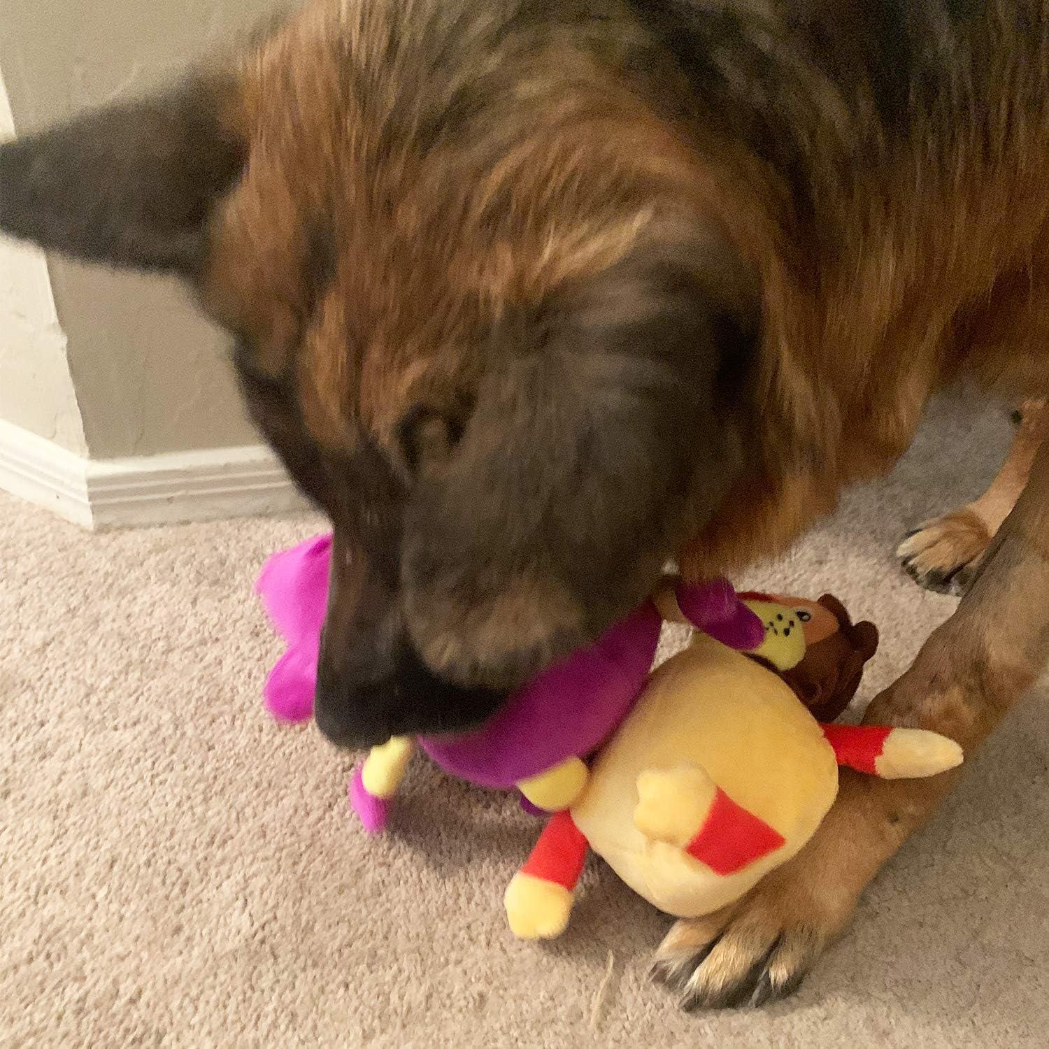 Juego de Juguetes para Perros Jalousie 3 Piezas 2-en-1 Squeaky