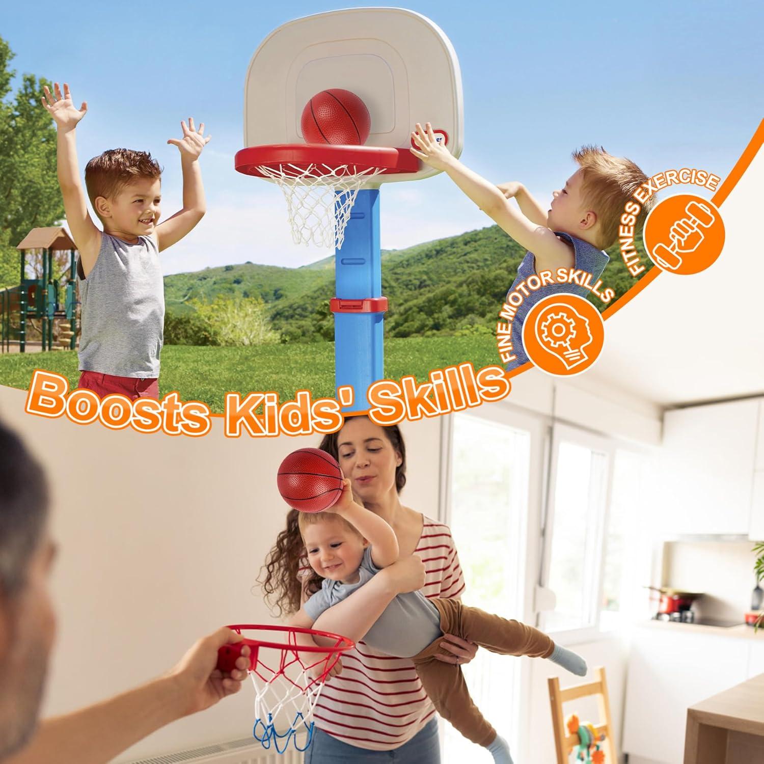 Mini Balones de Baloncesto Vobab 6" PVC para Niños y Adultos
