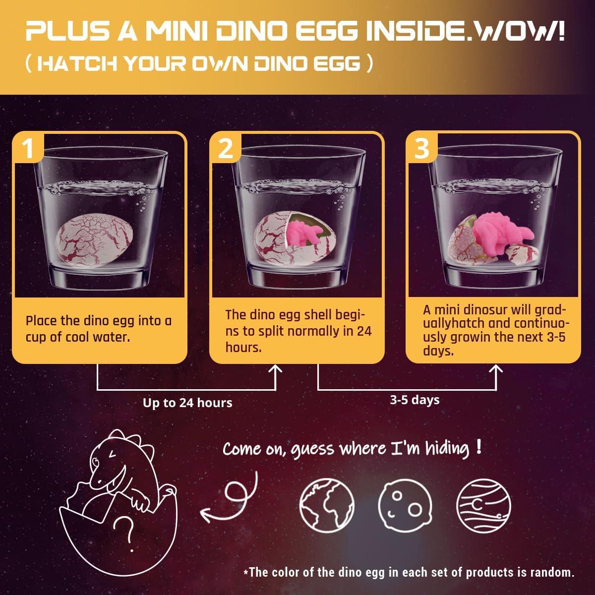 Kit de Excavación de Gemas PIBEX - 15 Rocas de Tierra, Luna y Marte