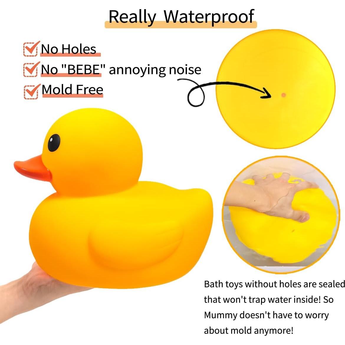 Pato de Goma Gigante Impermeable 26 cm TORASASI Juguete