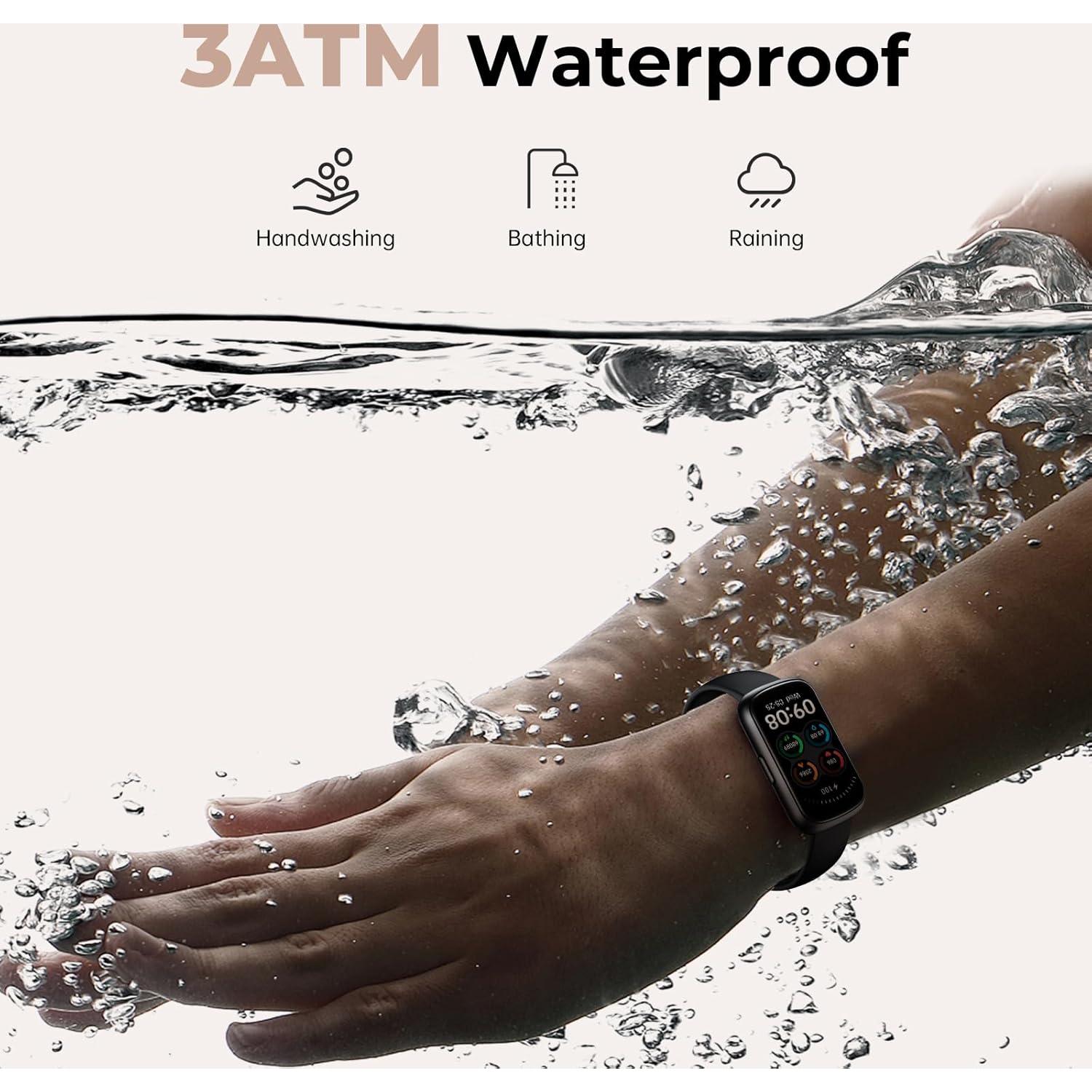 Reloj Inteligente TIFOZEN Fitness Negro 1.47" Monitor Salud