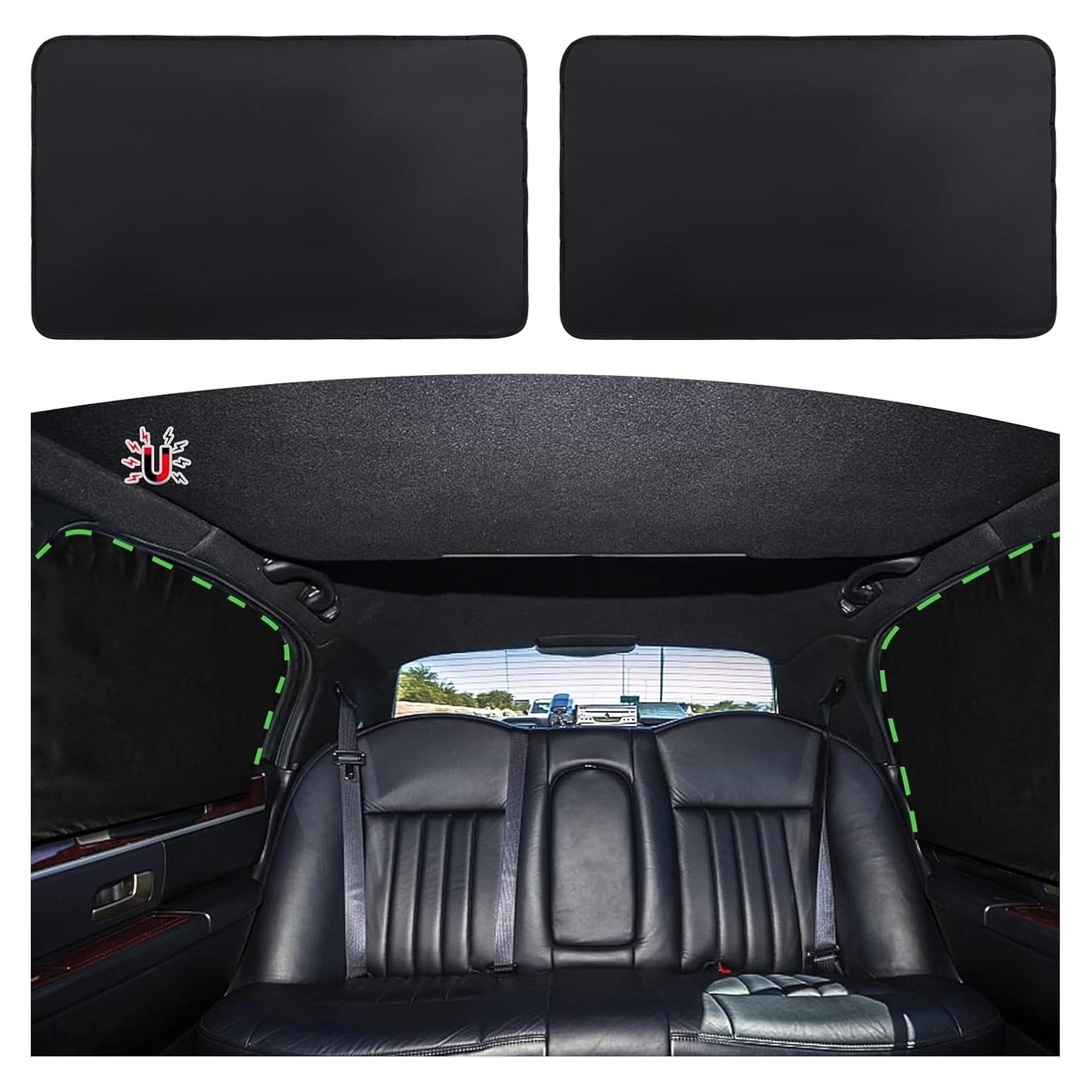 Cortinas de Ventana para Auto ZATOOTO 2 Pcs Sombra Magnética