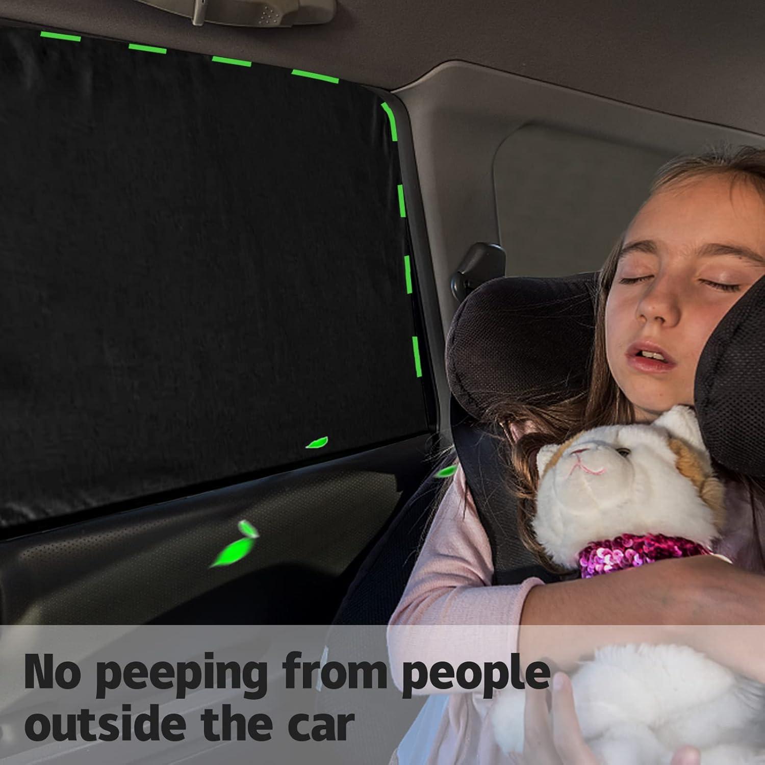 Cortinas de Ventana para Auto ZATOOTO 2 Pcs Sombra Magnética