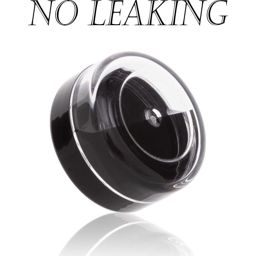 Contenedores de Viaje ZEJIA 10pcs 3-20g Negros con Etiquetas