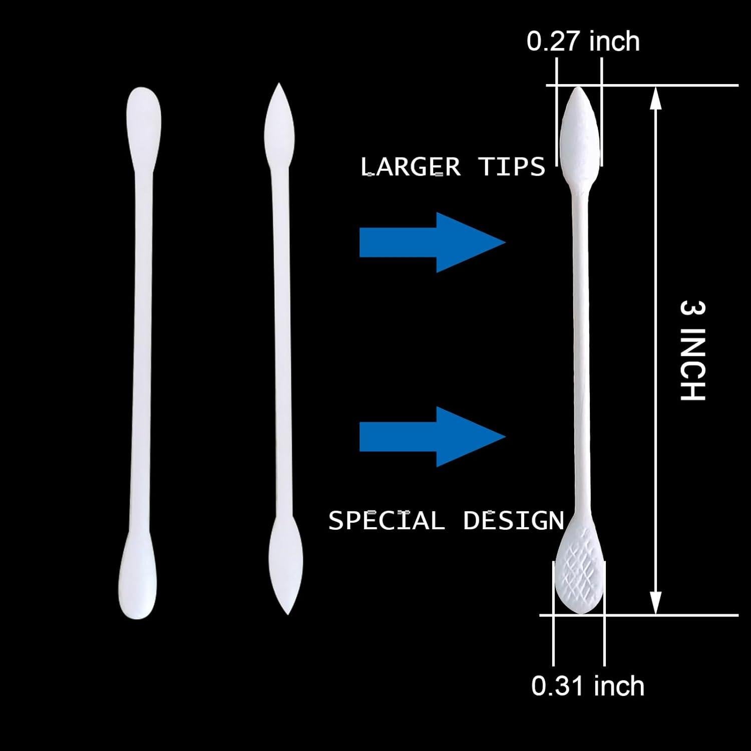 Hisopos de Algodón XL Quanzhou 375pcs Doble Punta Afilada y Plana
