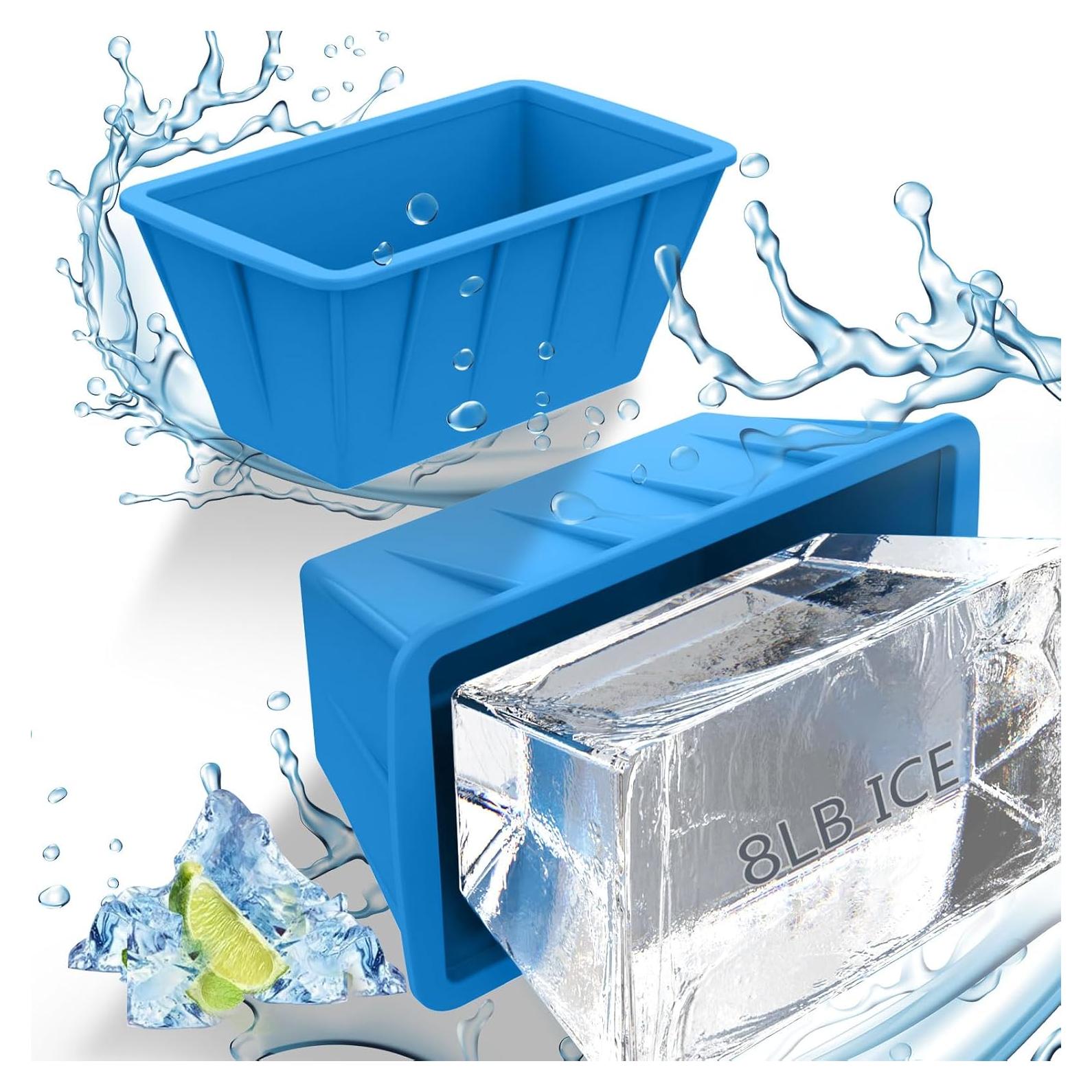 Moldes de Hielo Extra Grande DOGITY 8LB 2Pack Silicona