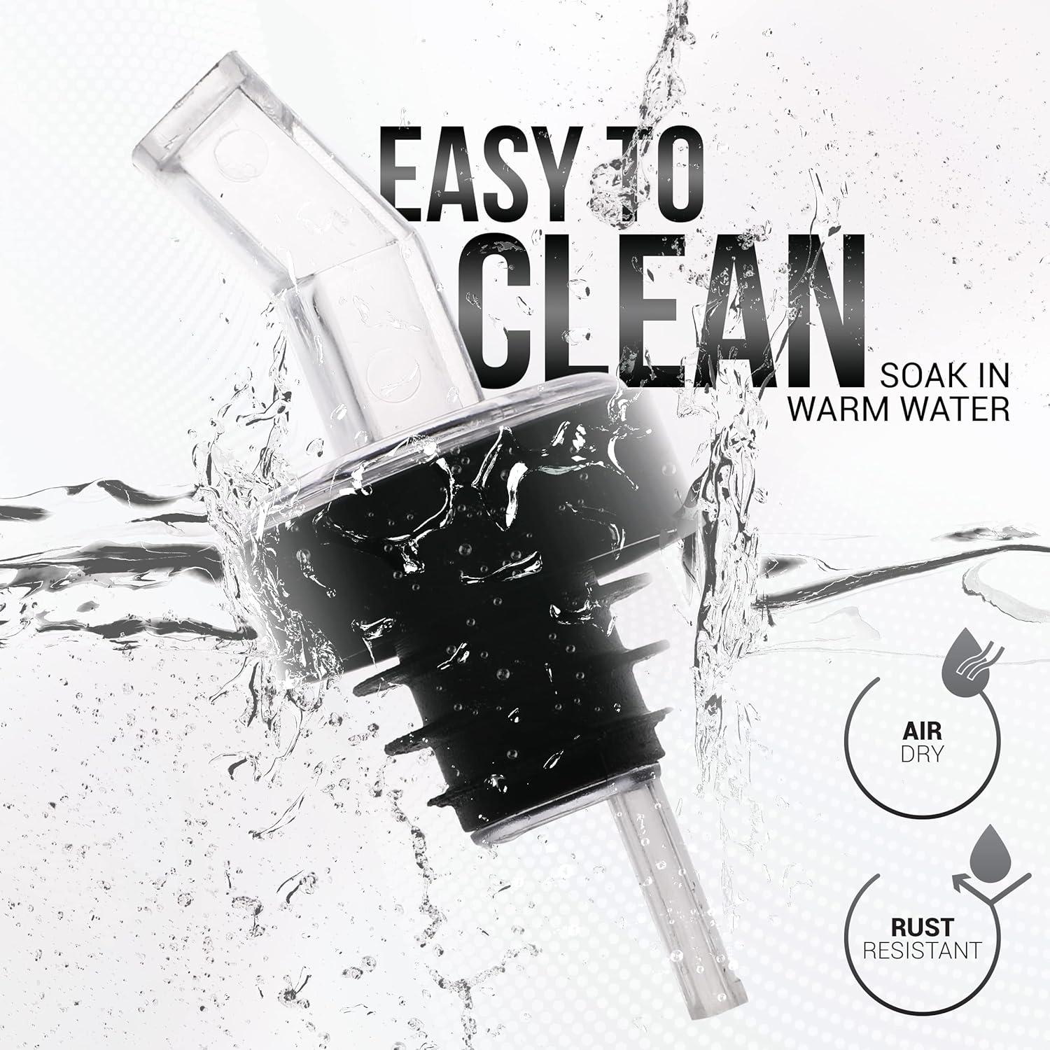 Vertedores de Licor Esatto con Filtro - 12 Piezas