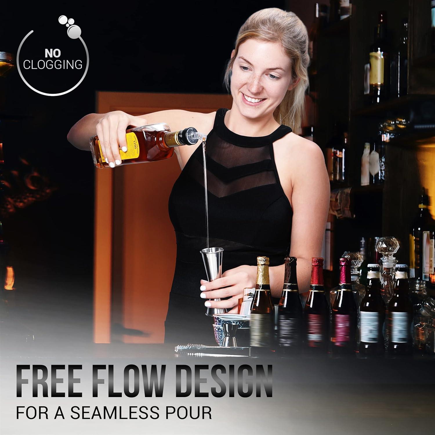 Vertedores de Licor Esatto con Filtro - 12 Piezas