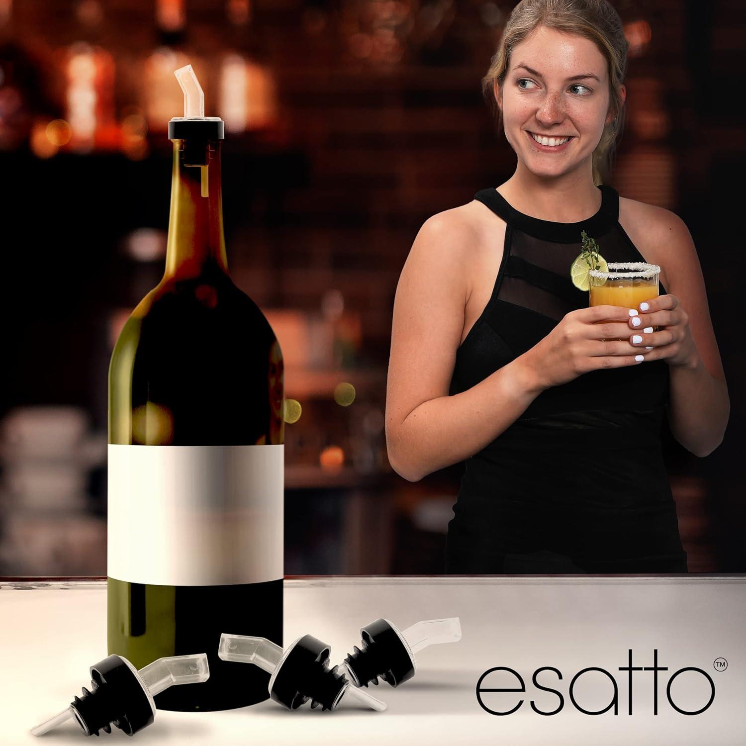 Vertedores de Licor Esatto con Filtro - 12 Piezas