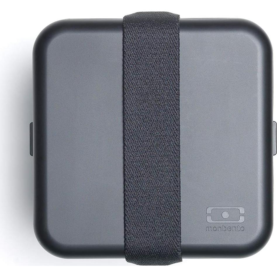 Caja Bento Monbento MB Square Onyx 1.7L a Prueba de Fugas