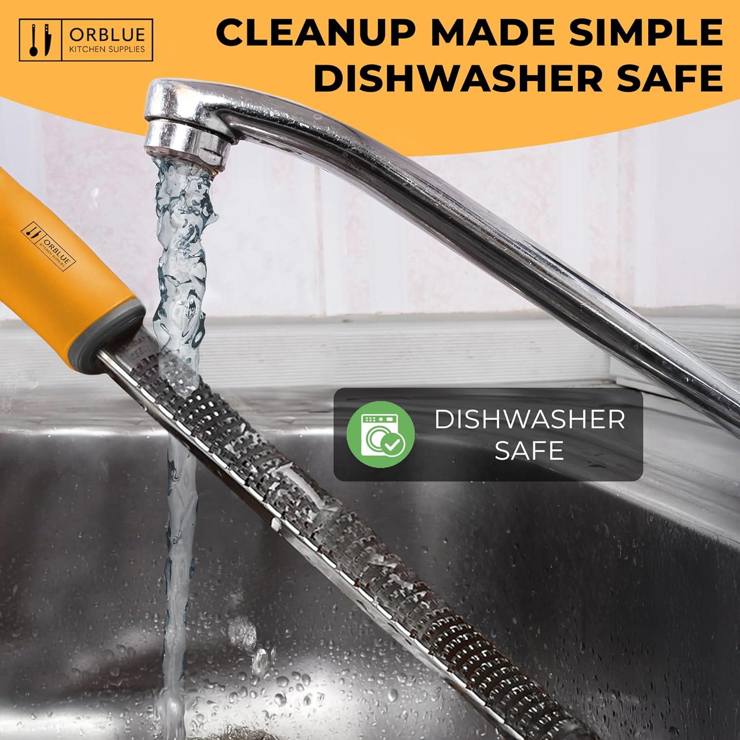 Rallador de Limón y Queso Orblue - Acero Inoxidable 30.5 cm