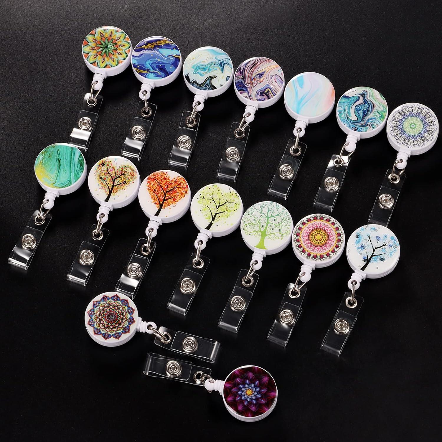 Paquete de 16 Portabrochuras Retráctiles SYNLIN Multicolor